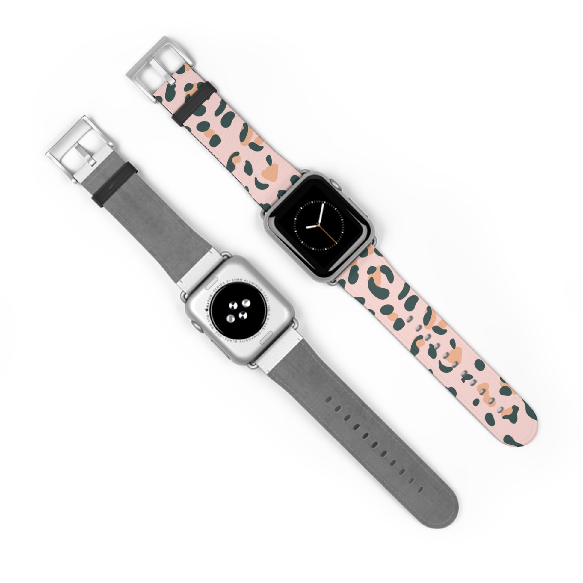 Pink Leopard Print Apple Watch Band, Artsulli - Art is Long, Life is Short, Accessories, , , , , , , 