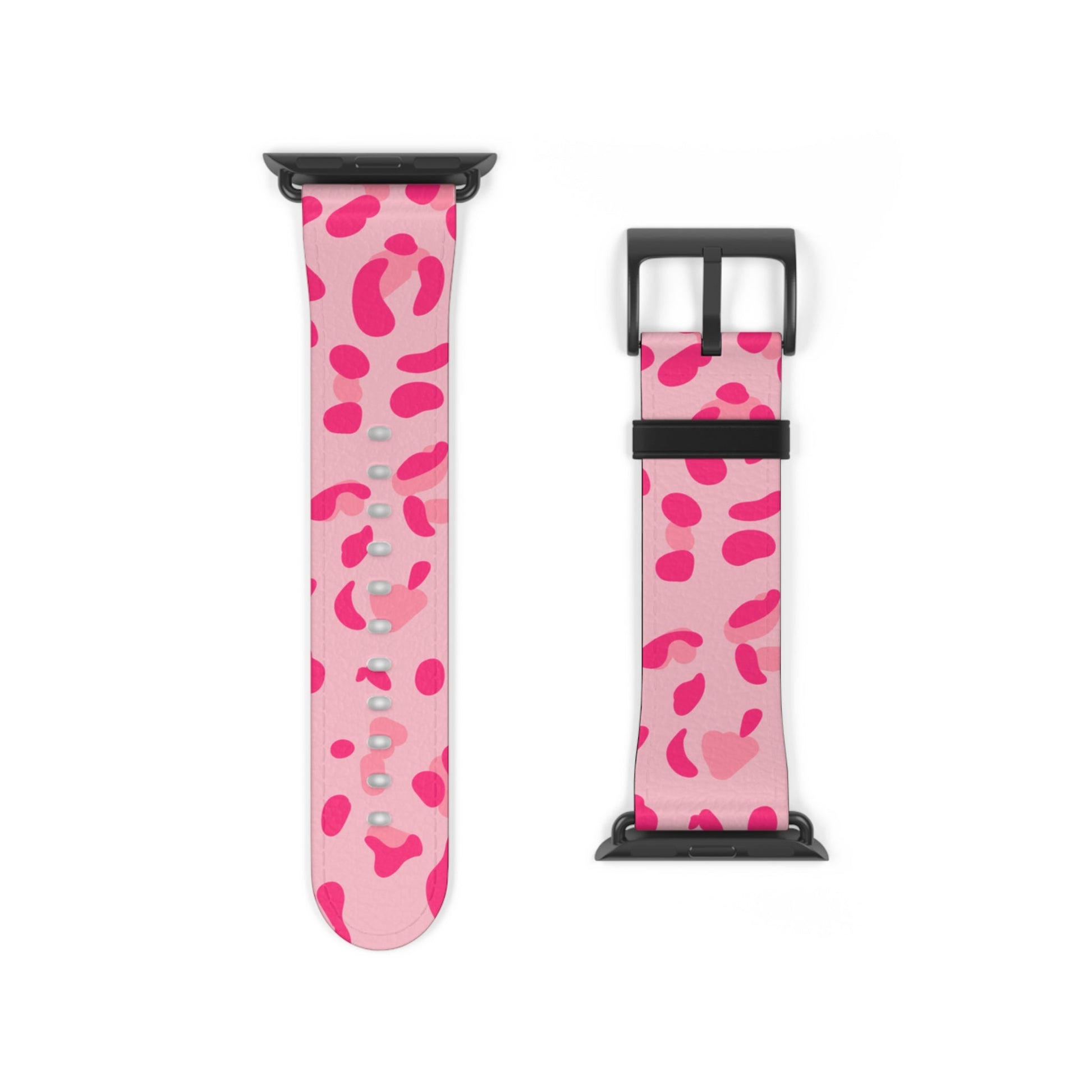 Pink Leopard Print Apple Watch Band, Artsulli - Art is Long, Life is Short, Accessories, , , , , , , 