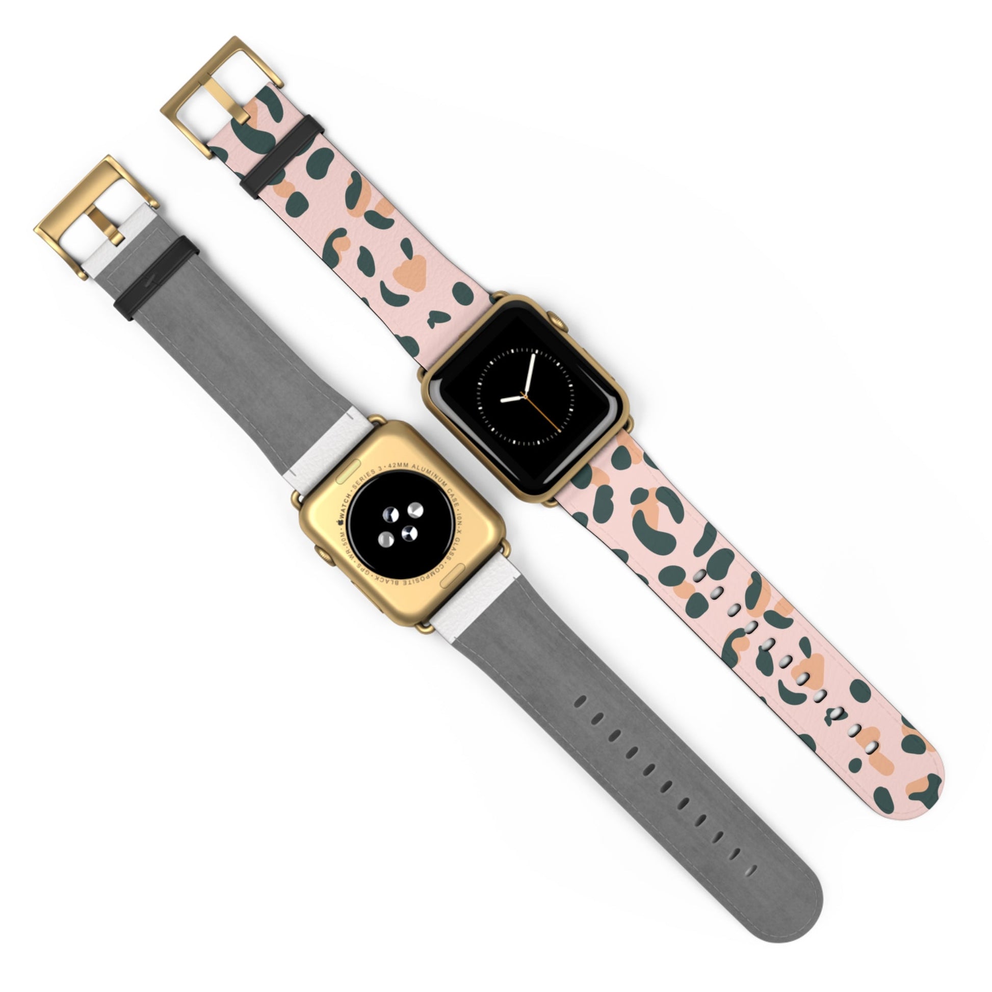 Pink Leopard Print Apple Watch Band, Artsulli - Art is Long, Life is Short, Accessories, , , , , , , 