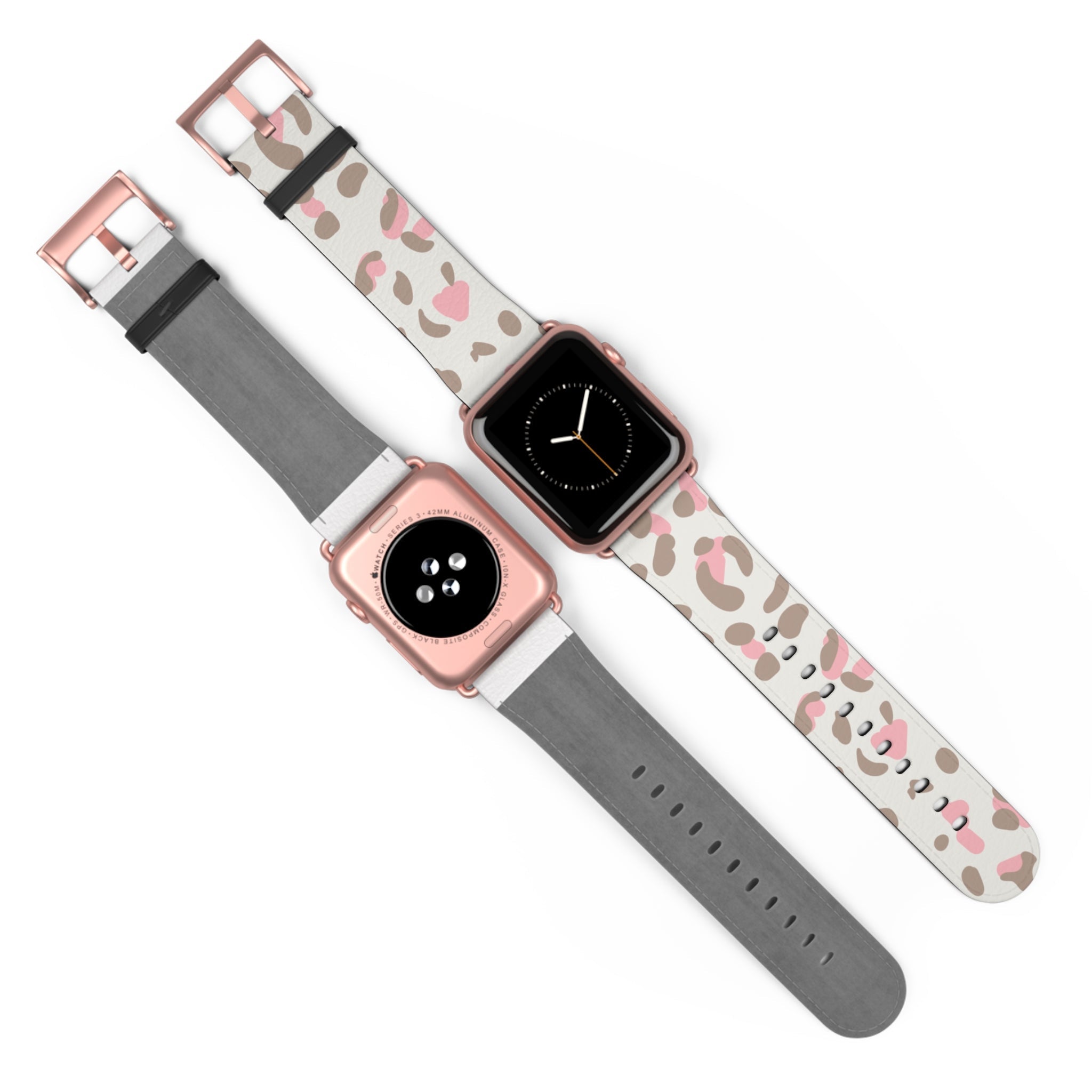 Pink Leopard Print Apple Watch Band, Artsulli - Art is Long, Life is Short, Accessories, , , , , , , 
