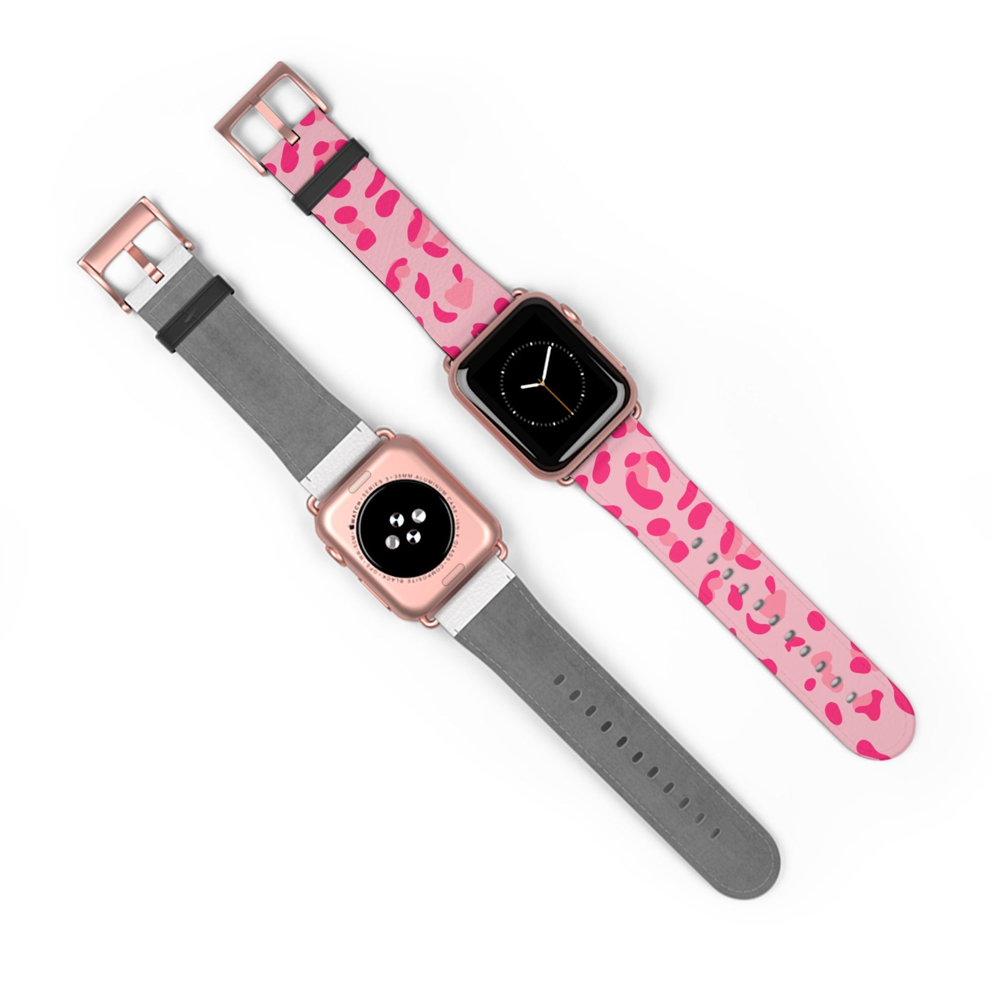 Pink Leopard Print Apple Watch Band, Artsulli - Art is Long, Life is Short, Accessories, , , , , , , 