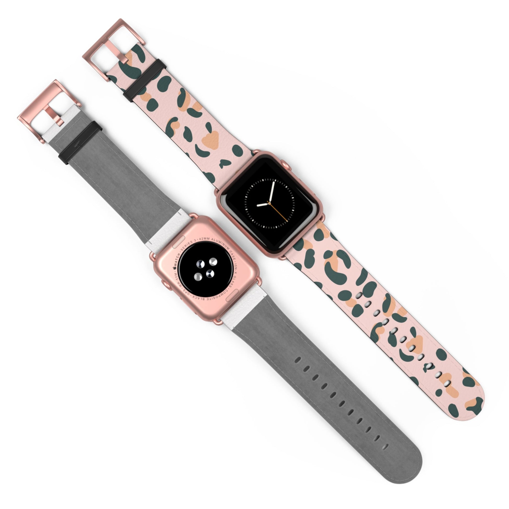 Pink Leopard Print Apple Watch Band, Artsulli - Art is Long, Life is Short, Accessories, , , , , , , 