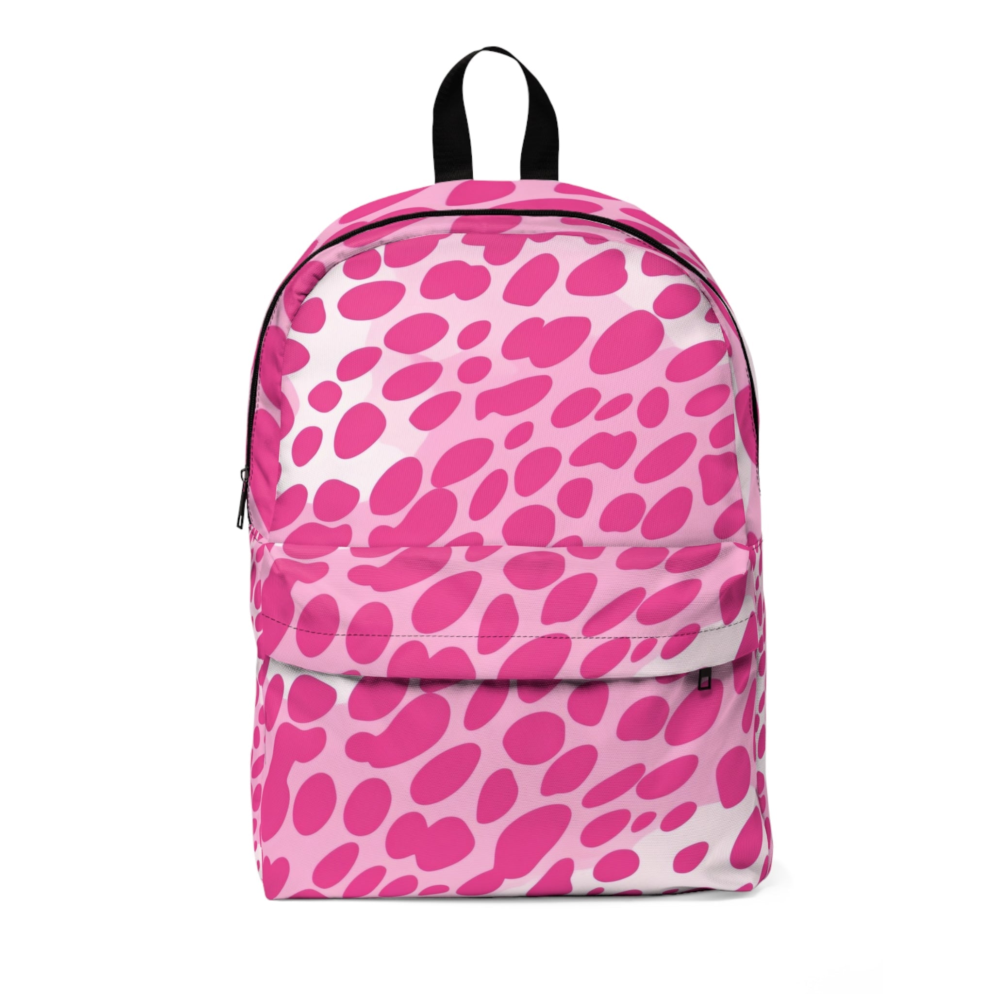 Printify Pink Leopard Print Backpack 2025