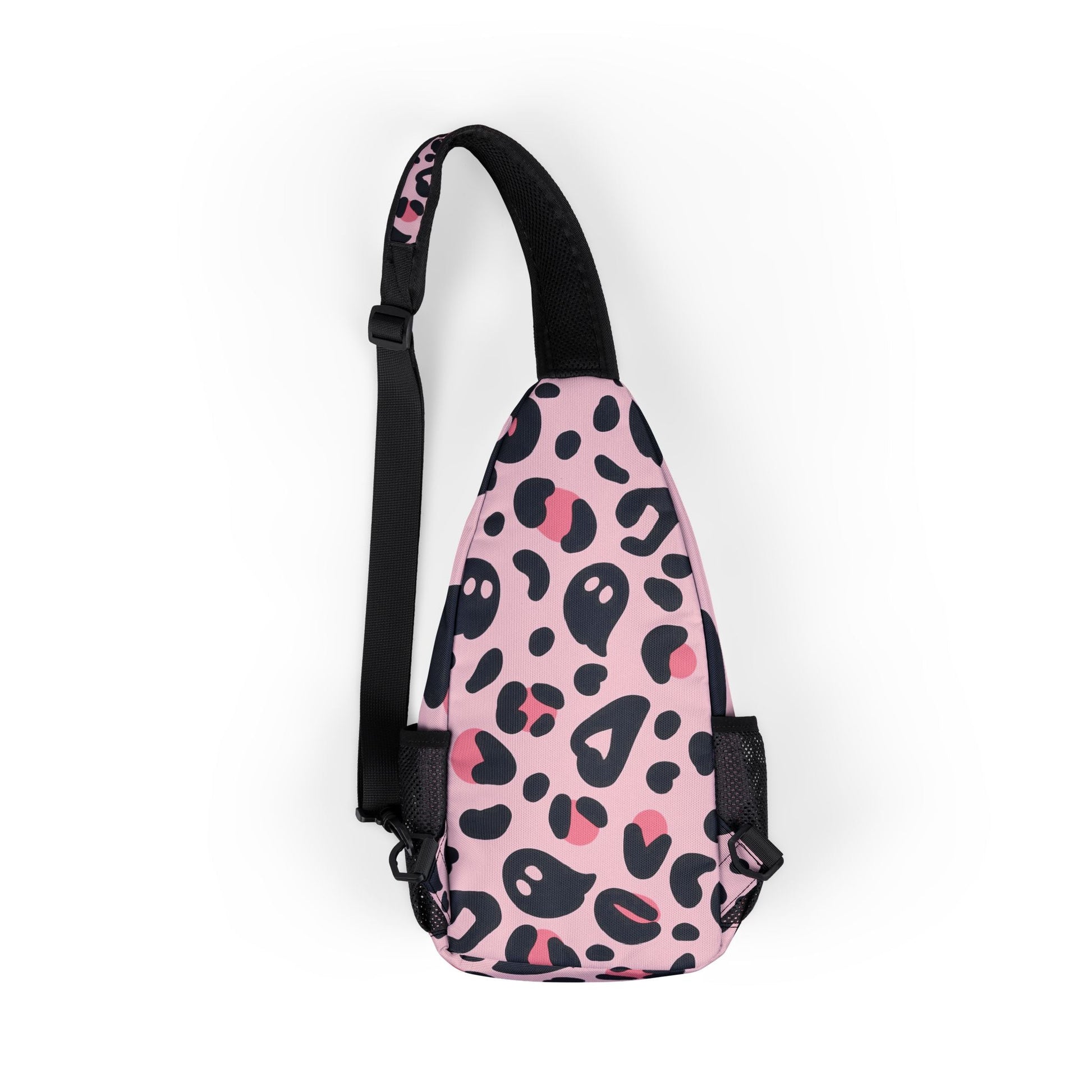 Printify Pink Leopard Print Chest Bag 2025