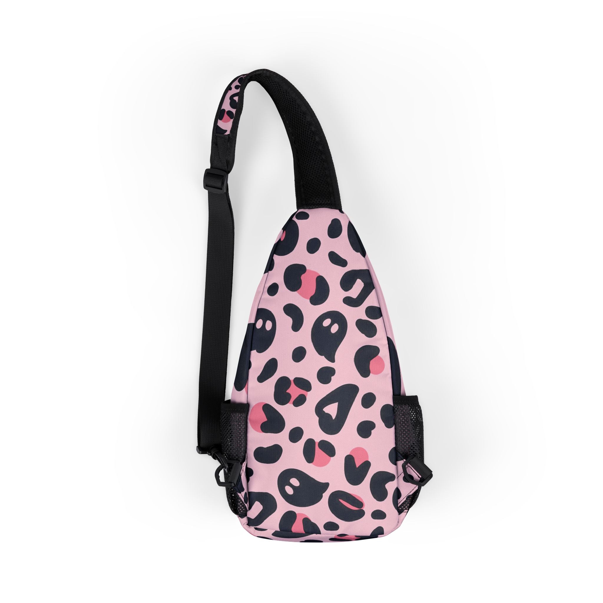 Printify Pink Leopard Print Chest Bag 2025