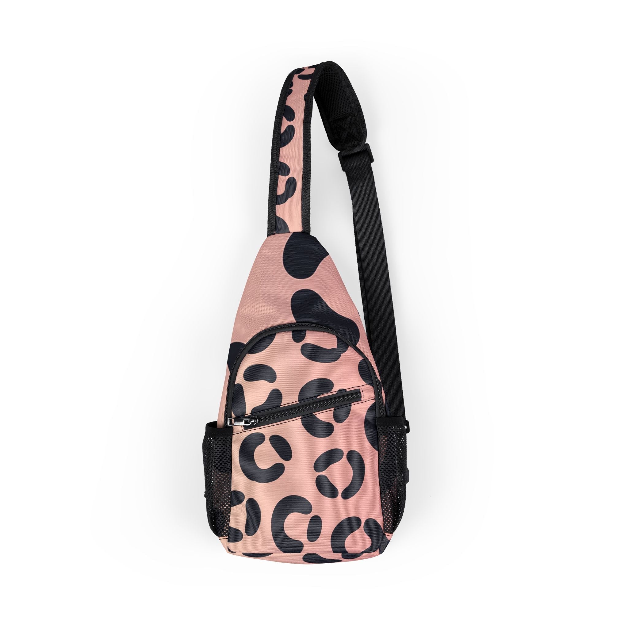 Pink Leopard Print Chest Bag, Artsulli - Art is Long, Life is Short, Bags, Size, One size, , , , , 24991725829951046810