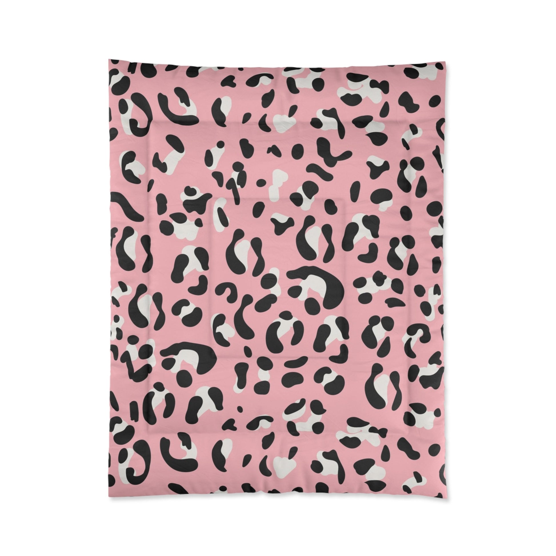 JAKKOUTTHEBXX Pink Leopard Print Comforter 2025