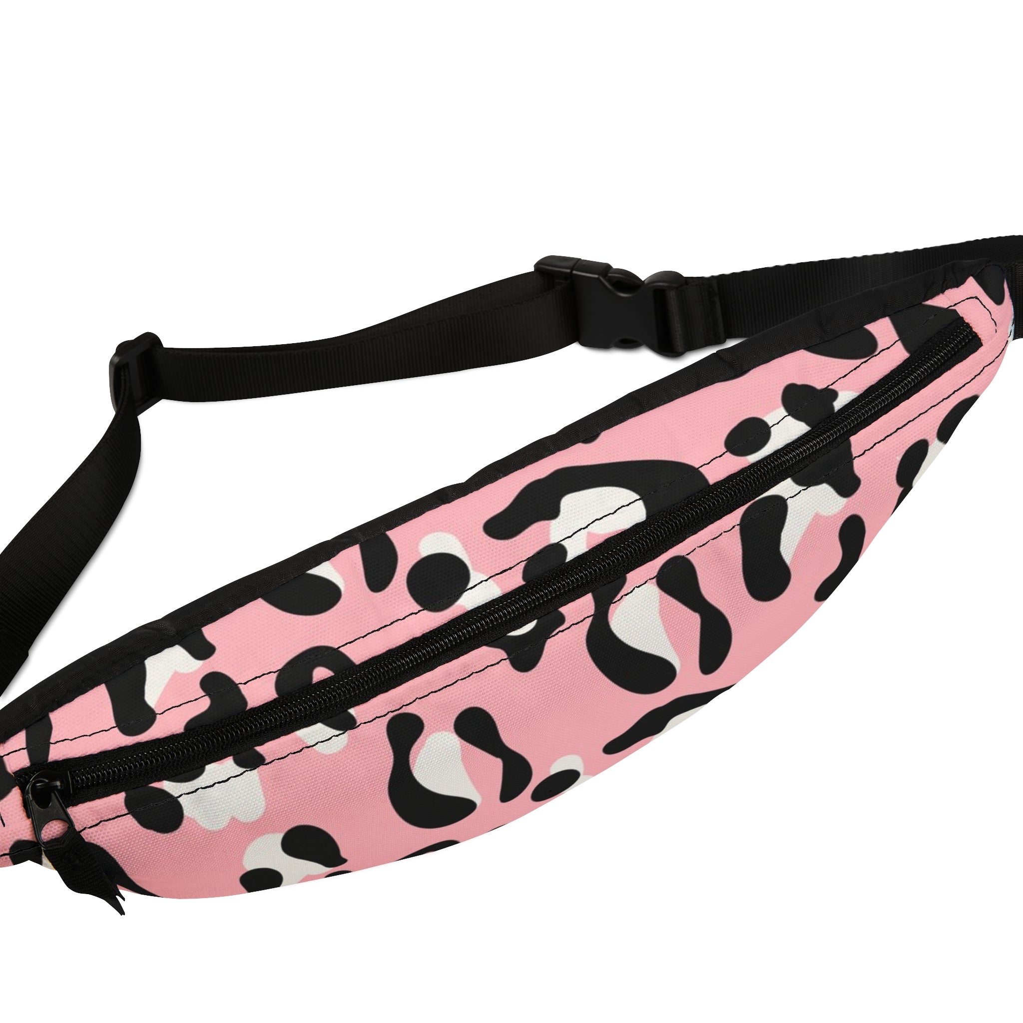 JAKKOUTTHEBXX Pink Leopard Print Fanny Pack 2025