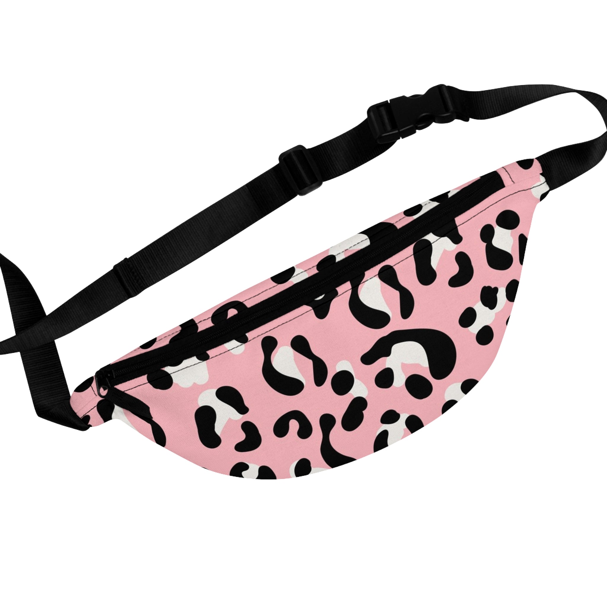 JAKKOUTTHEBXX Pink Leopard Print Fanny Pack 2025