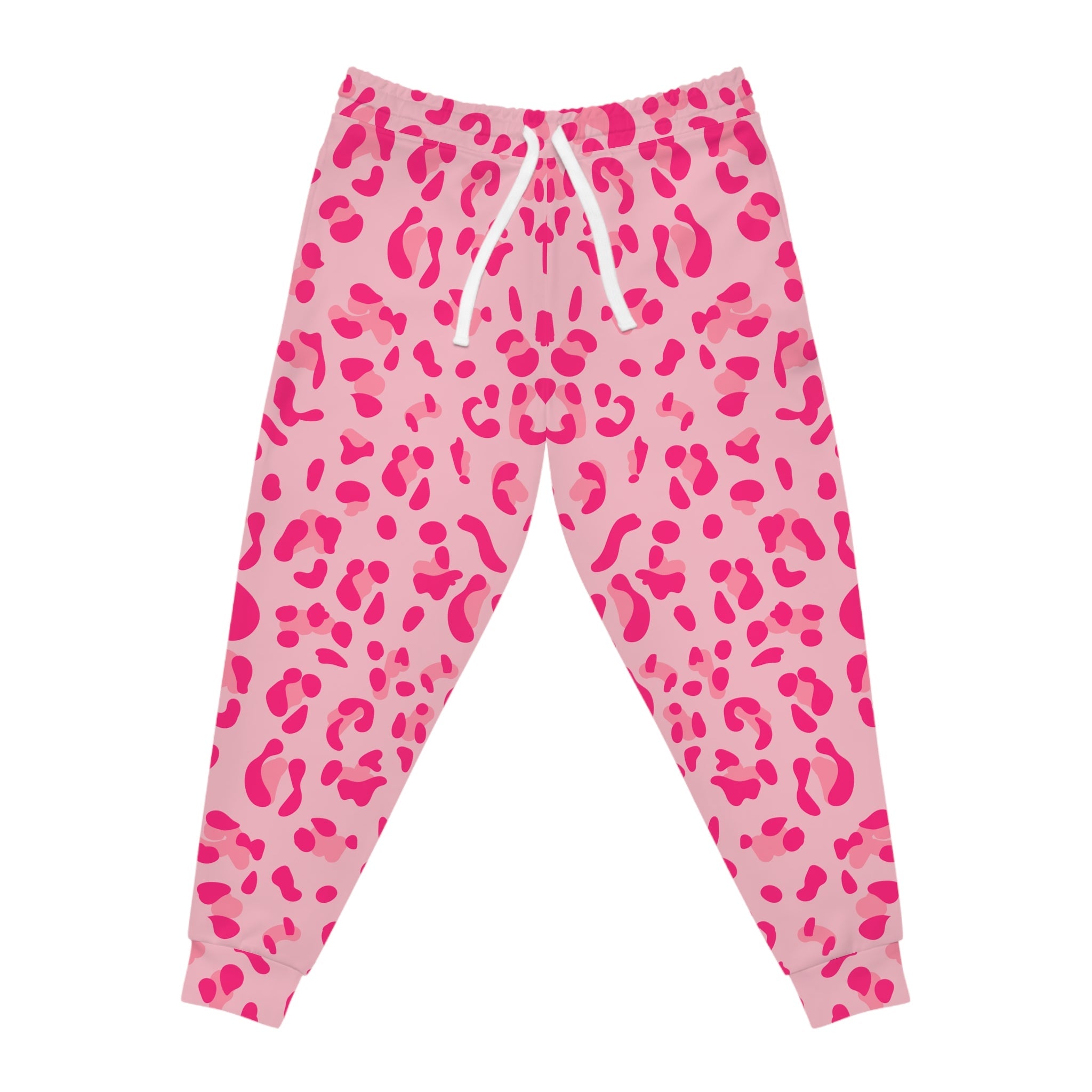 Pink Leopard Print Joggers, Artsulli - Art is Long, Life is Short, All Over Prints, Size, S, Color, Seam thread color automatically matched to design, , , 27722358449486844874
