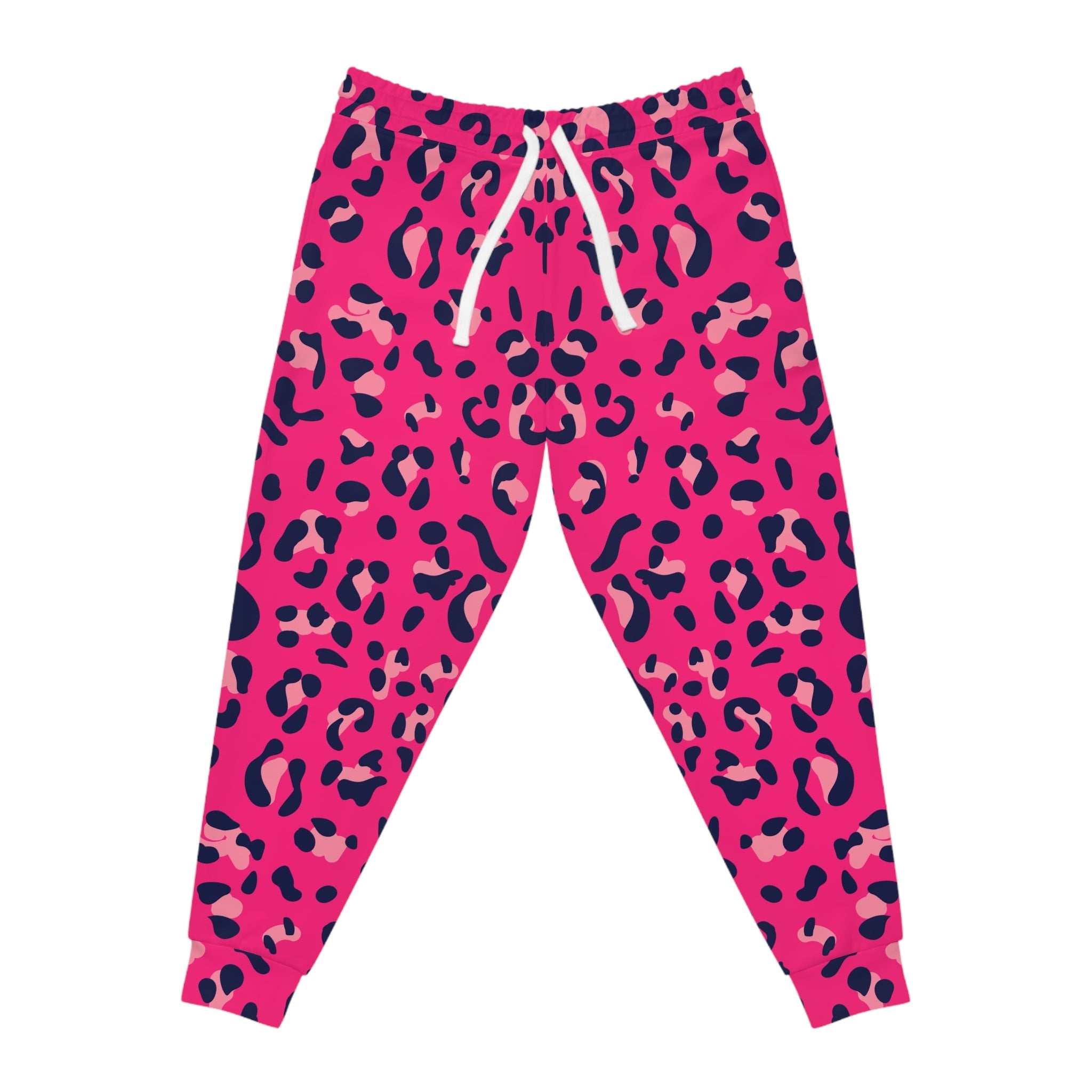 Pink Leopard Print Joggers, Artsulli - Art is Long, Life is Short, All Over Prints, Size, S, Color, Seam thread color automatically matched to design, , , 24740681076089517208