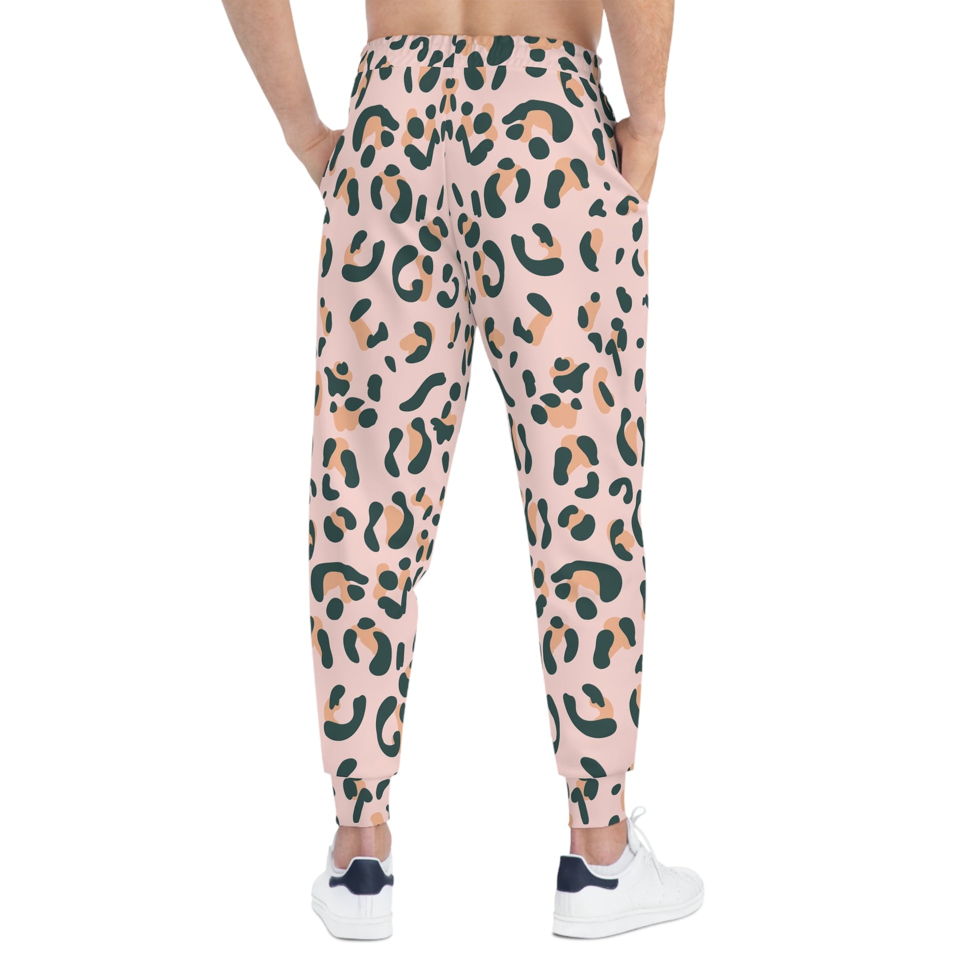 Pink Leopard Print Joggers, Artsulli - Art is Long, Life is Short, All Over Prints, , , , , , , 