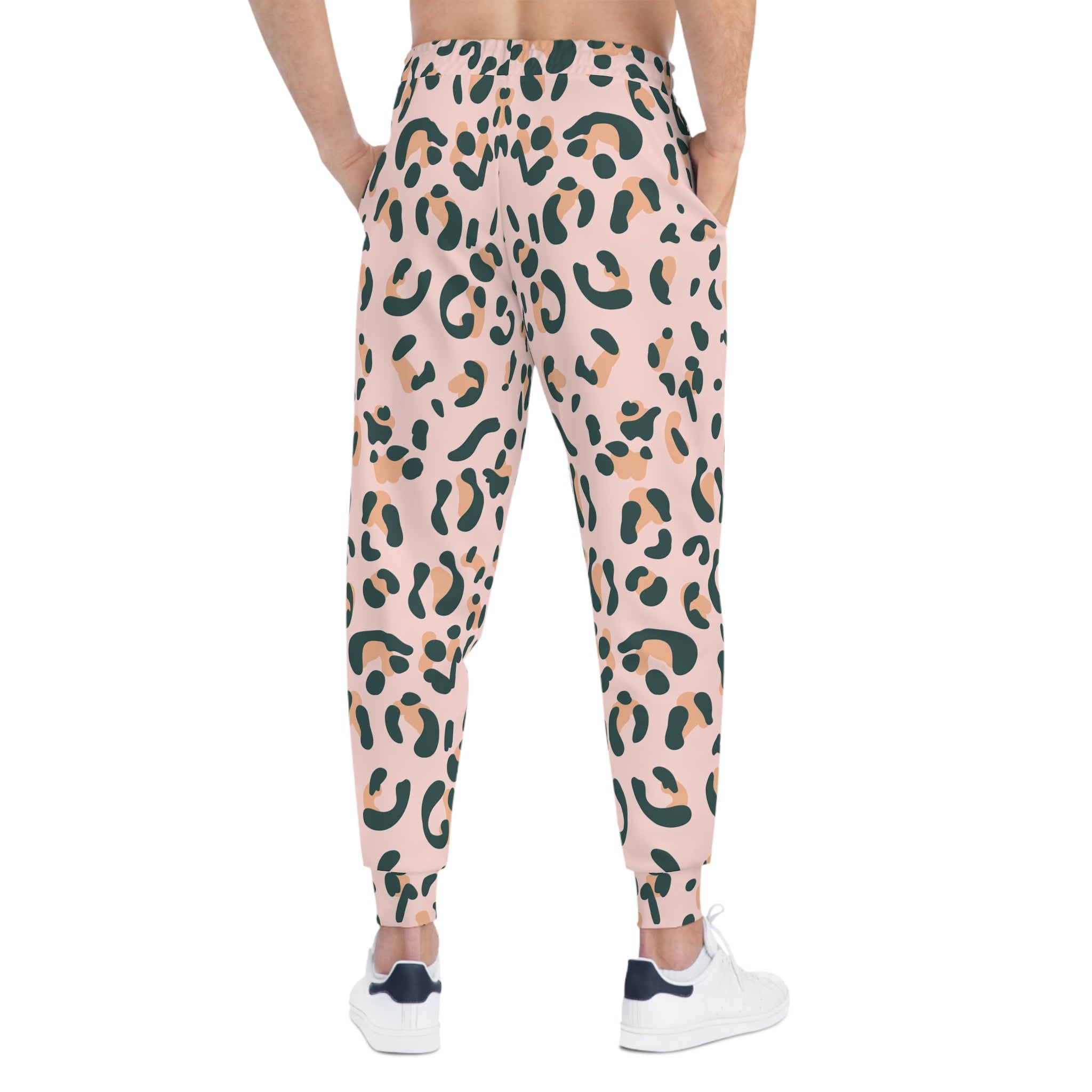 Pink Leopard Print Joggers, Artsulli - Art is Long, Life is Short, All Over Prints, , , , , , , 