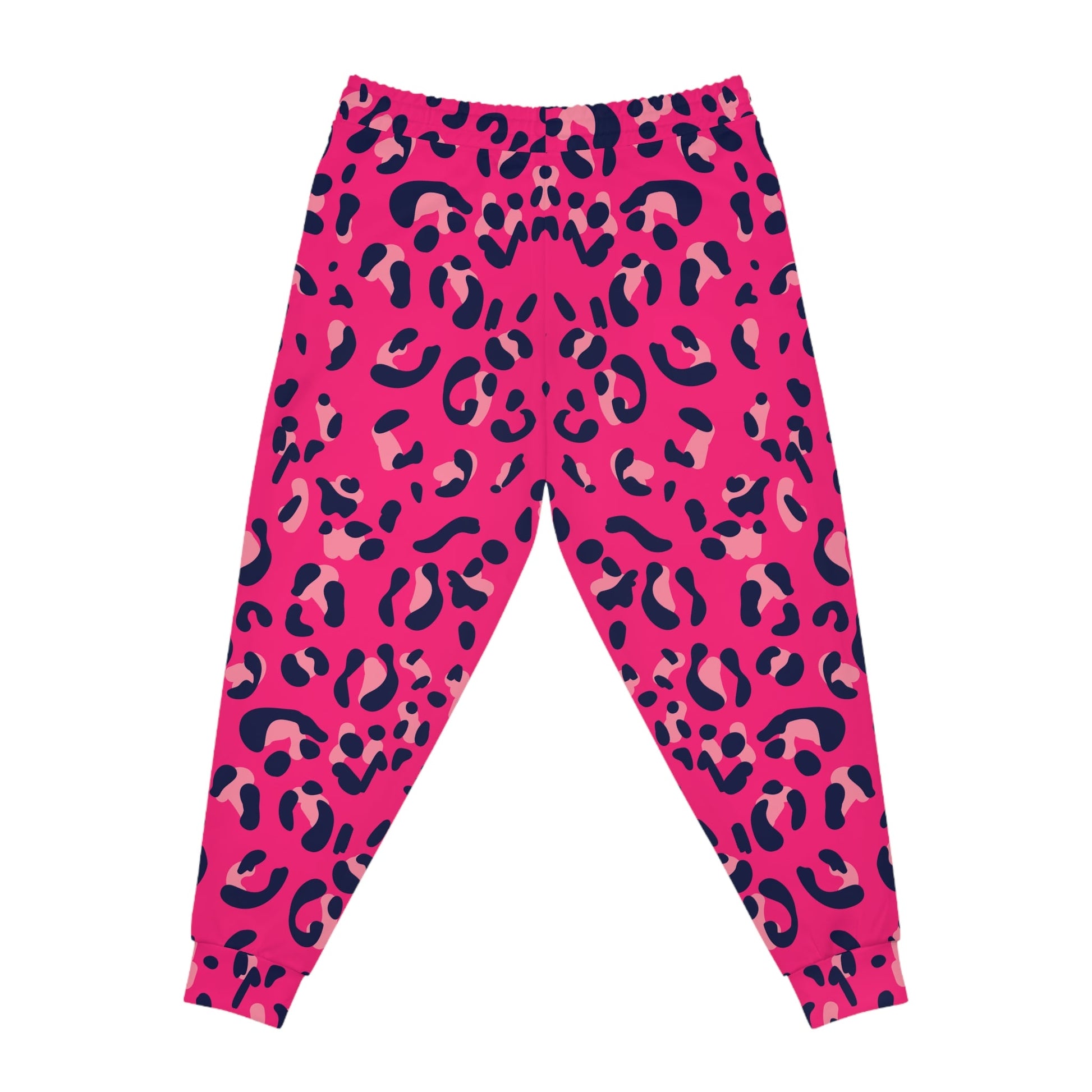 Pink Leopard Print Joggers, Artsulli - Art is Long, Life is Short, All Over Prints, , , , , , , 