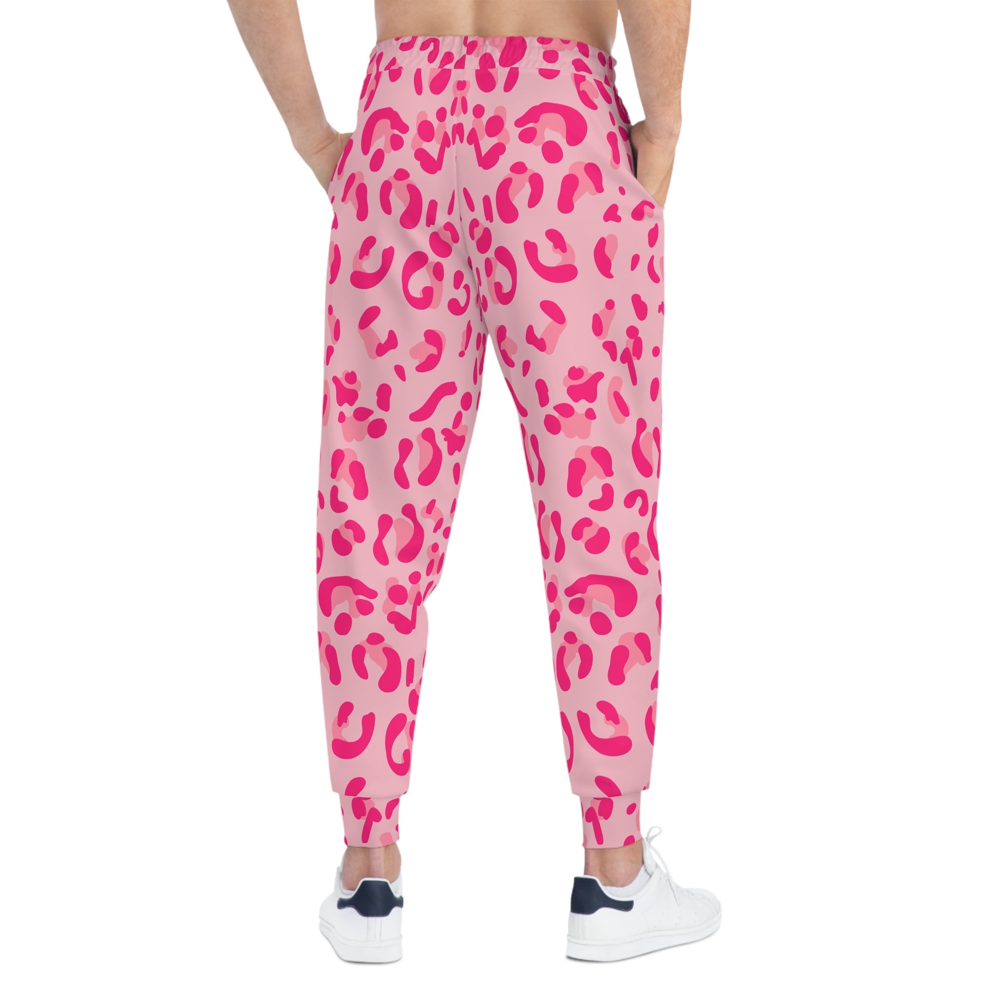 Pink Leopard Print Joggers, Artsulli - Art is Long, Life is Short, All Over Prints, , , , , , , 