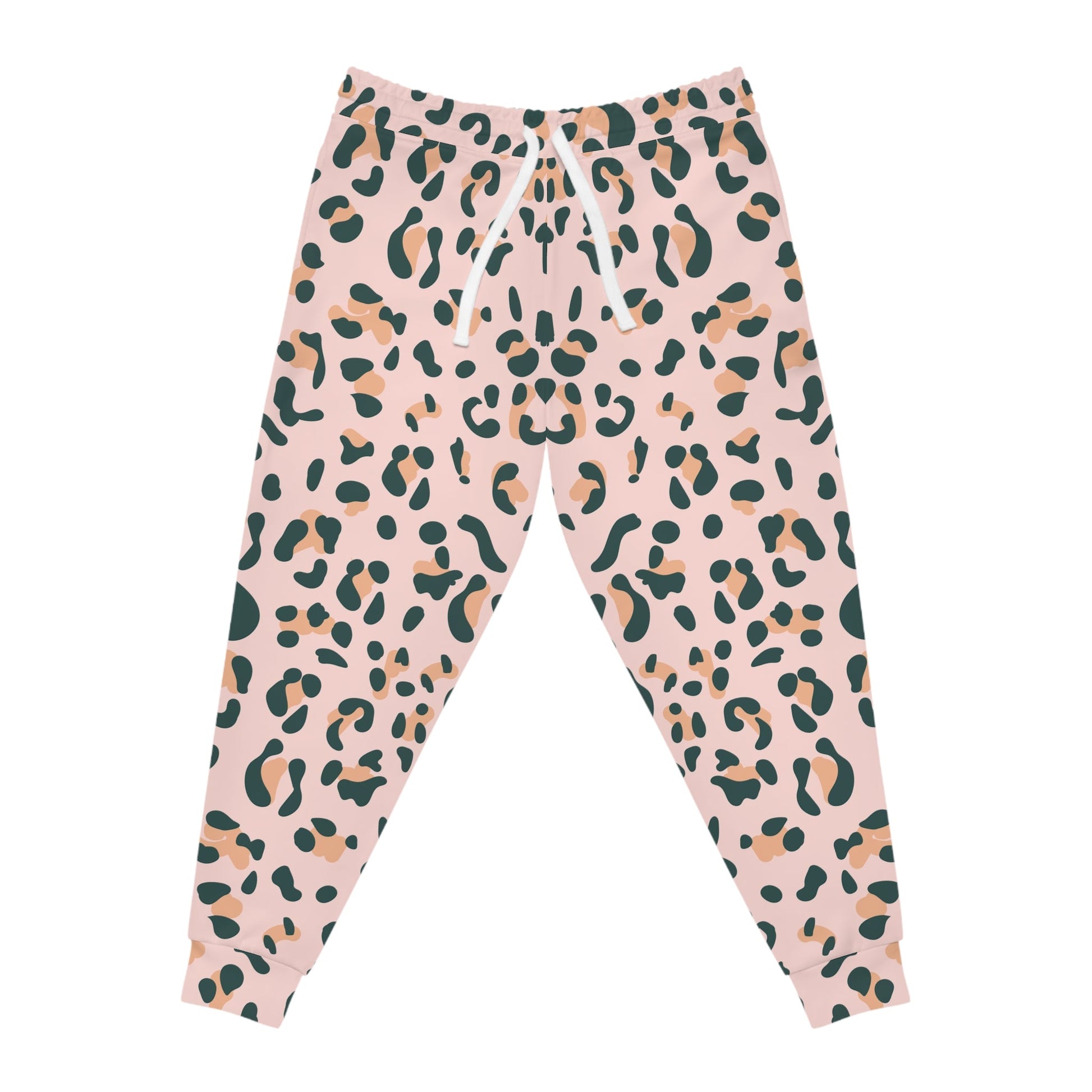 Pink Leopard Print Joggers, Artsulli - Art is Long, Life is Short, All Over Prints, Size, S, Color, Seam thread color automatically matched to design, , , 27985077401585066790
