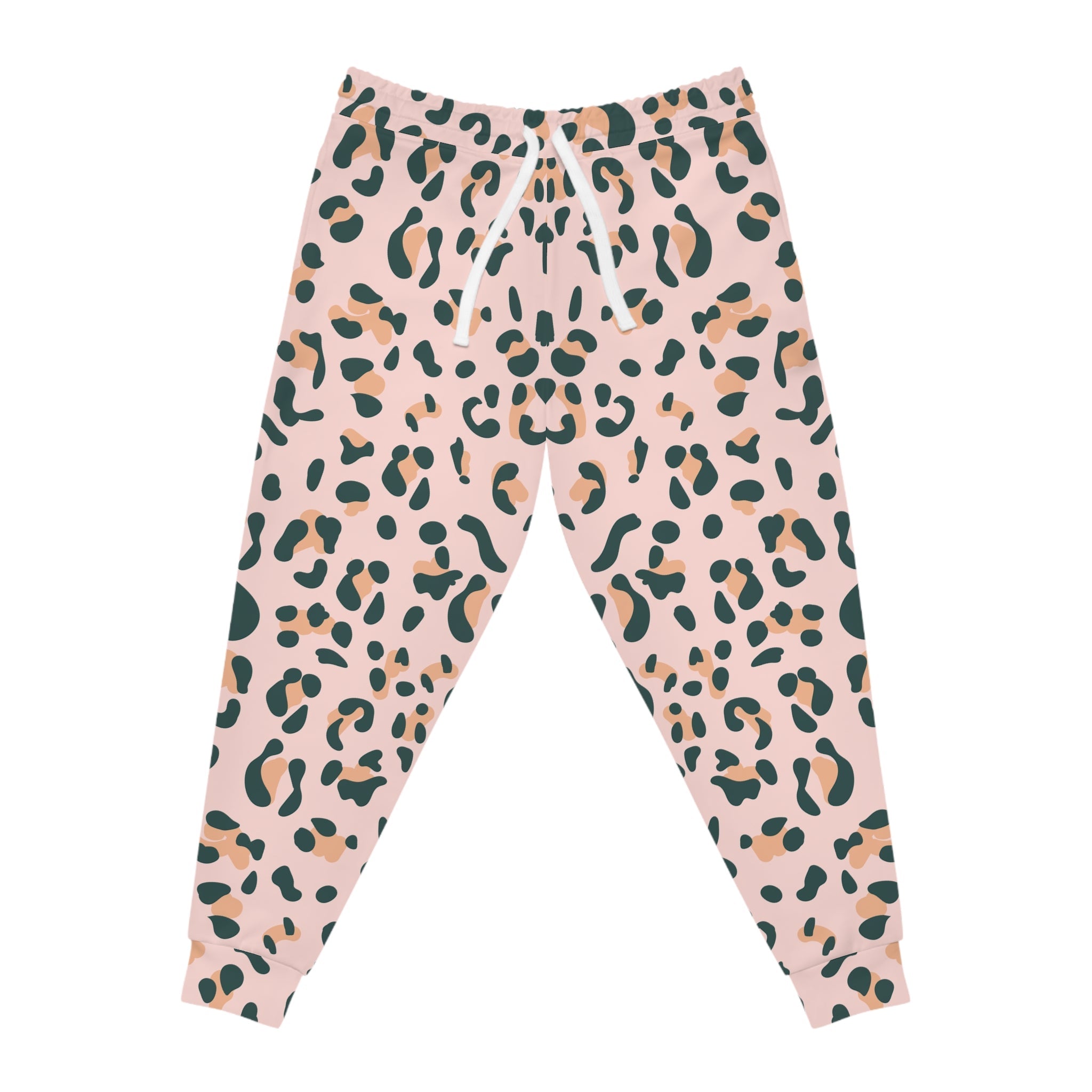Pink Leopard Print Joggers, Artsulli - Art is Long, Life is Short, All Over Prints, Size, S, Color, Seam thread color automatically matched to design, , , 27985077401585066790