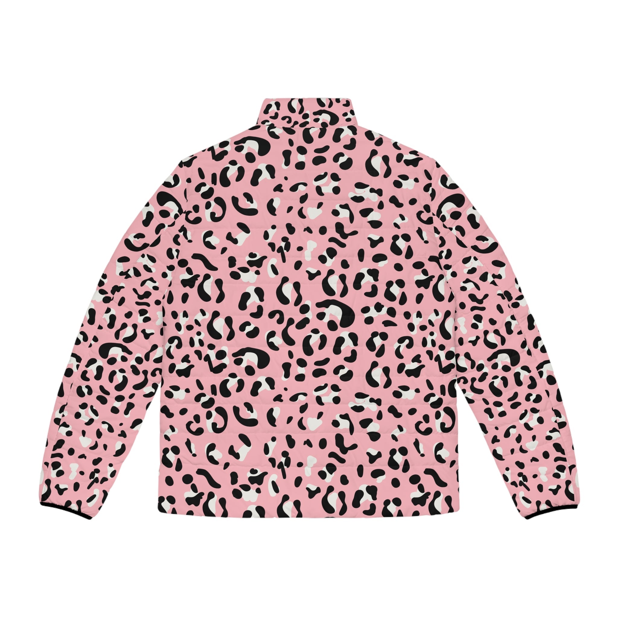 JAKKOUTTHEBXX Pink Leopard Print Puffer Jacket 2025