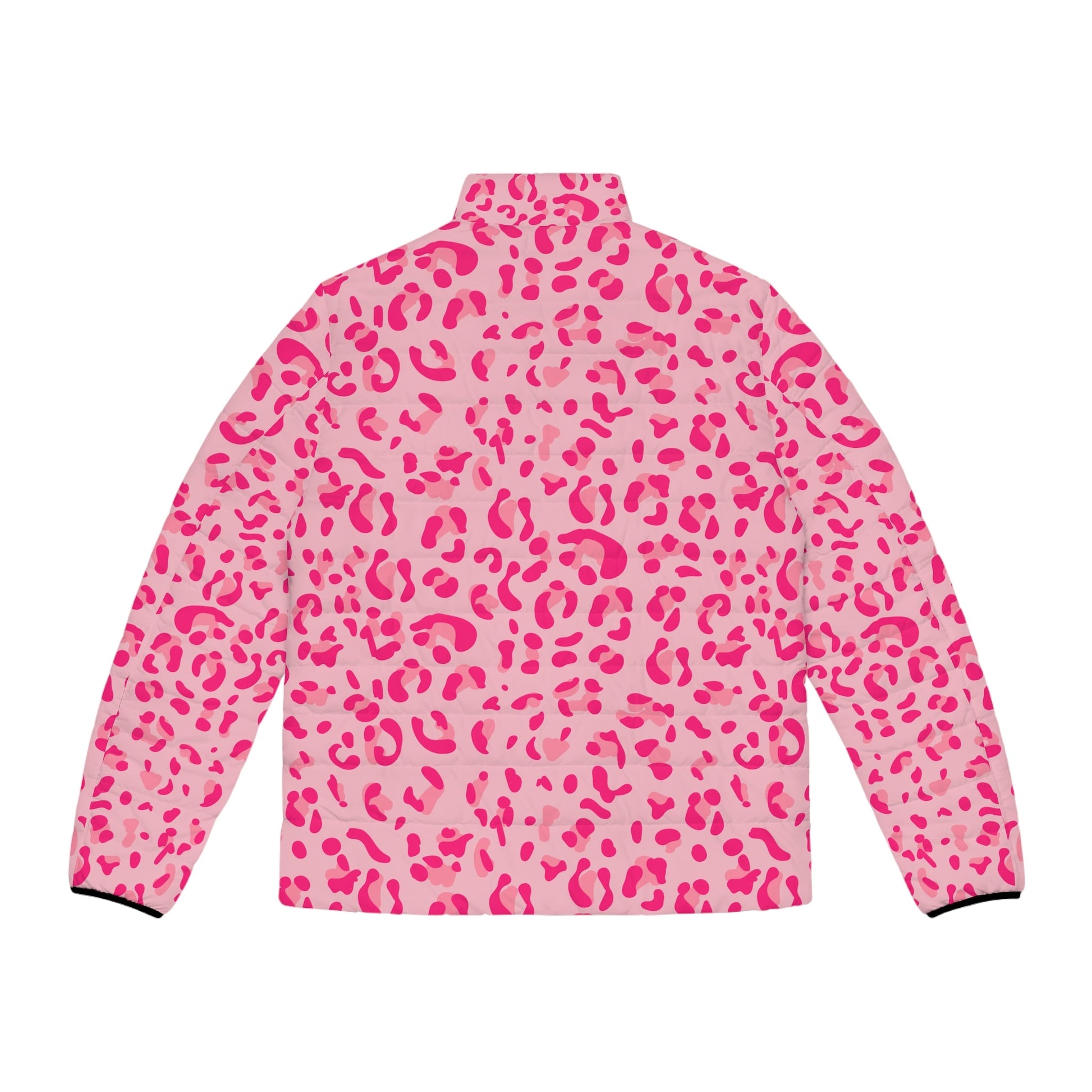 JAKKOUTTHEBXX Pink Leopard Print Puffer Jacket 2025