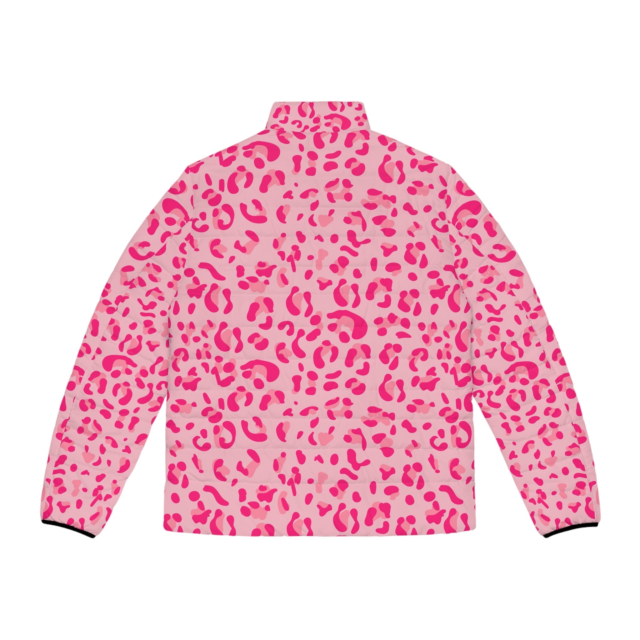 JAKKOUTTHEBXX Pink Leopard Print Puffer Jacket 2025