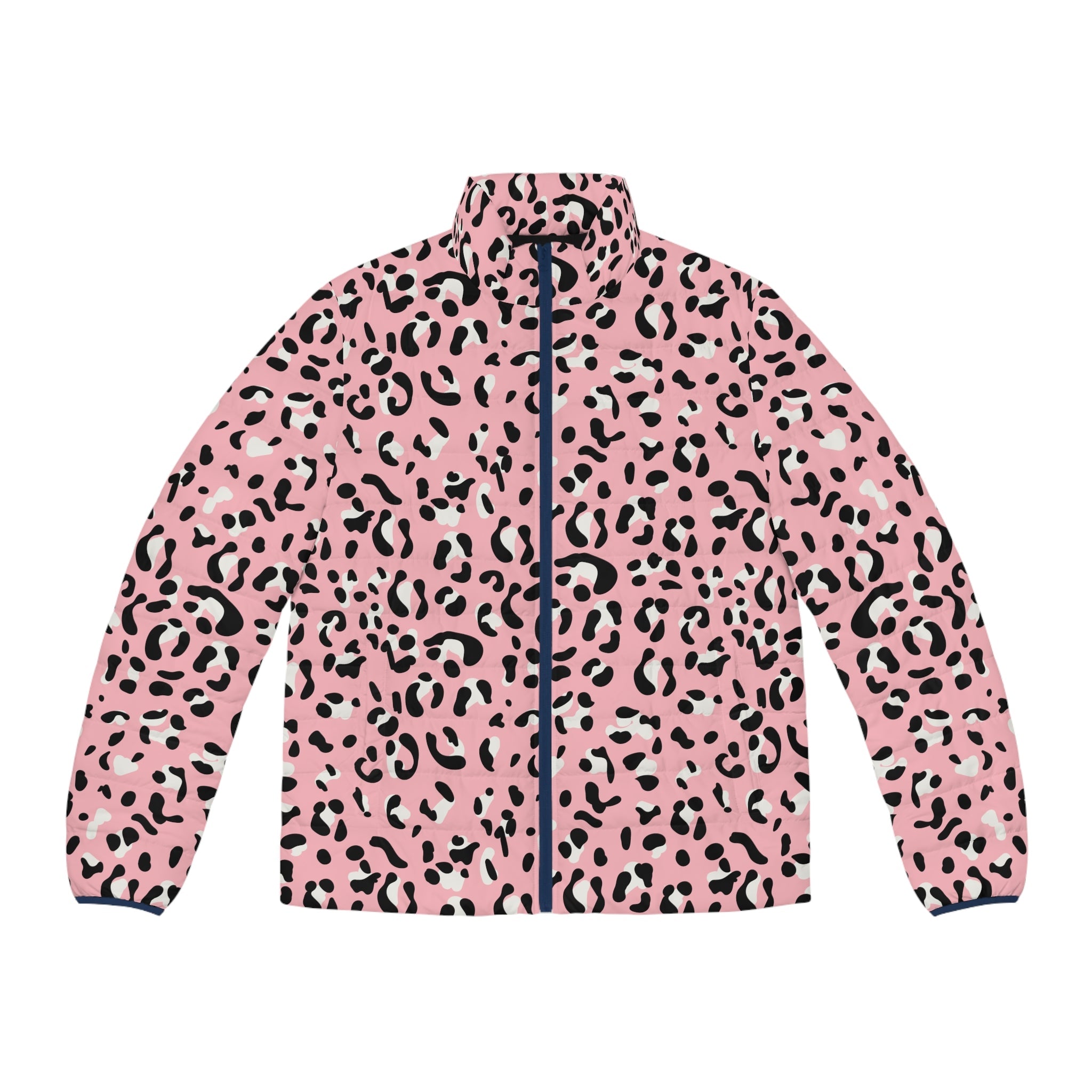 JAKKOUTTHEBXX Pink Leopard Print Puffer Jacket 2025