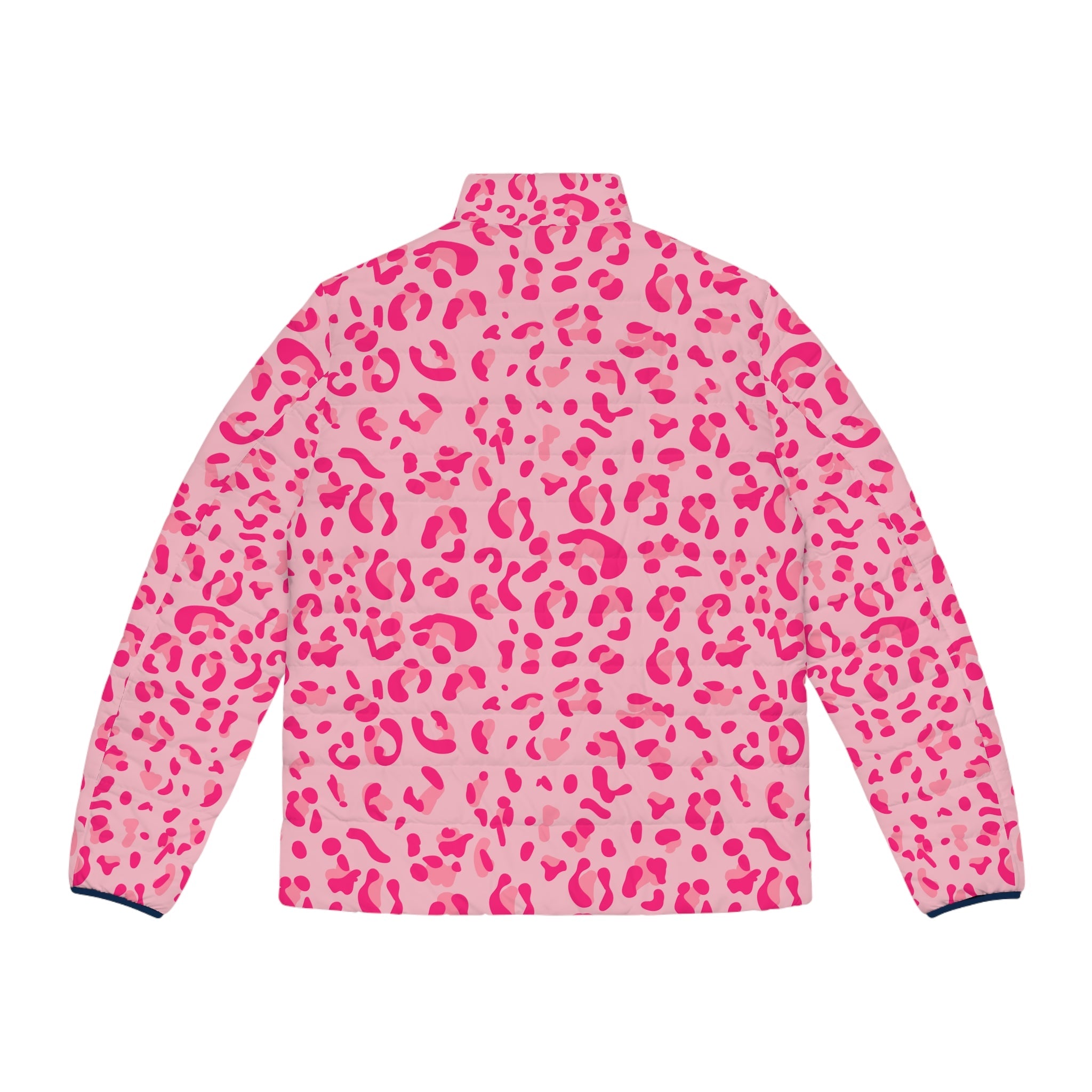 JAKKOUTTHEBXX Pink Leopard Print Puffer Jacket 2025