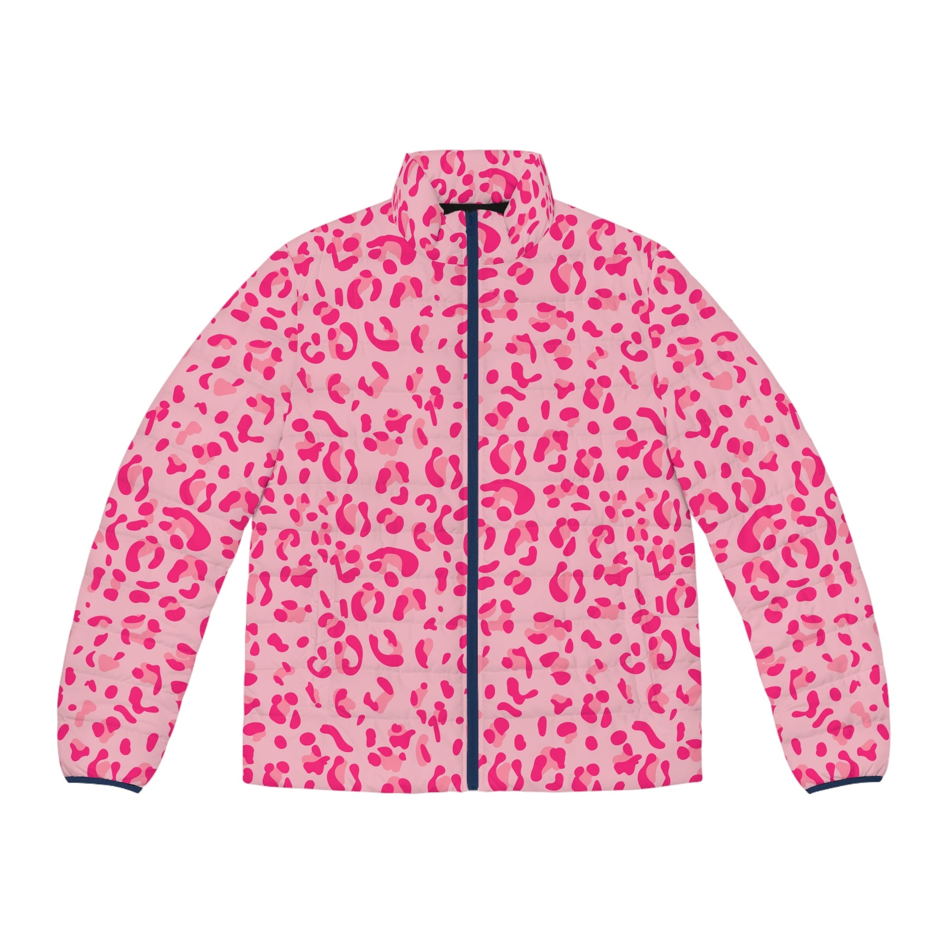 JAKKOUTTHEBXX Pink Leopard Print Puffer Jacket 2025