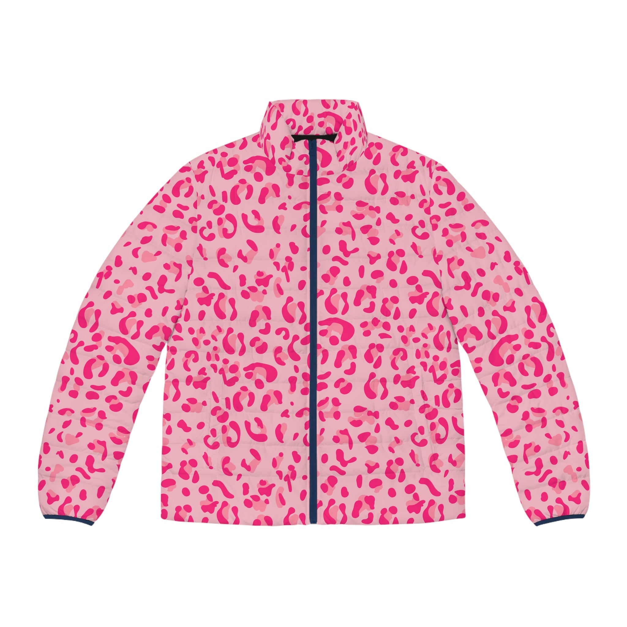 JAKKOUTTHEBXX Pink Leopard Print Puffer Jacket 2025