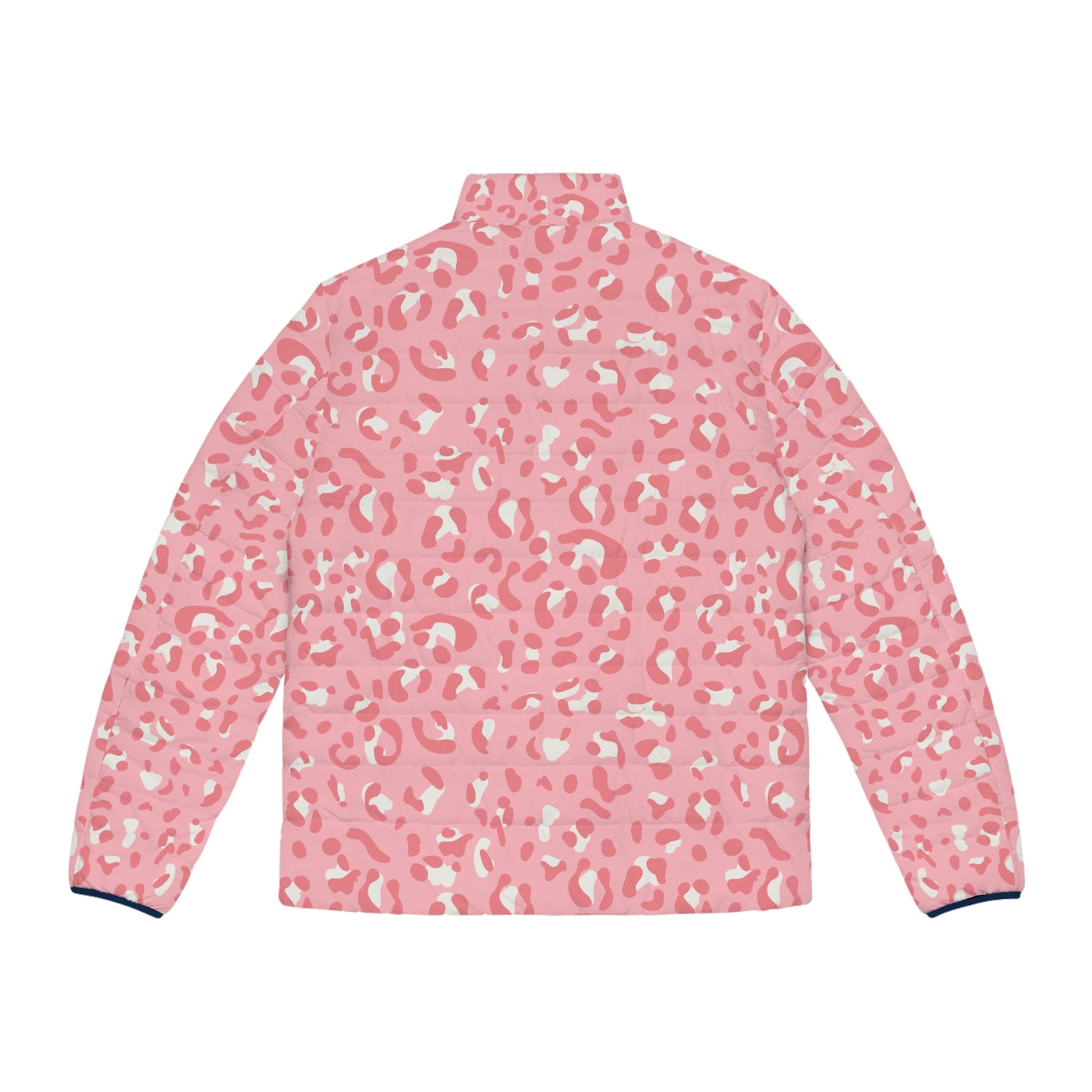 JAKKOUTTHEBXX Pink Leopard Print Quilted Puffer Jacket 2025
