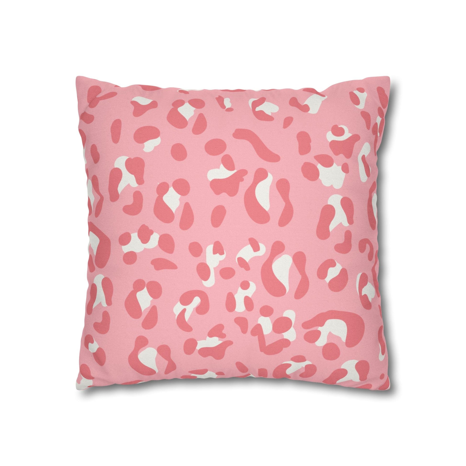 Pink Leopard Print Throw Pillow, Artsulli - Art is Long, Life is Short, Home Decor, , , , , , , 