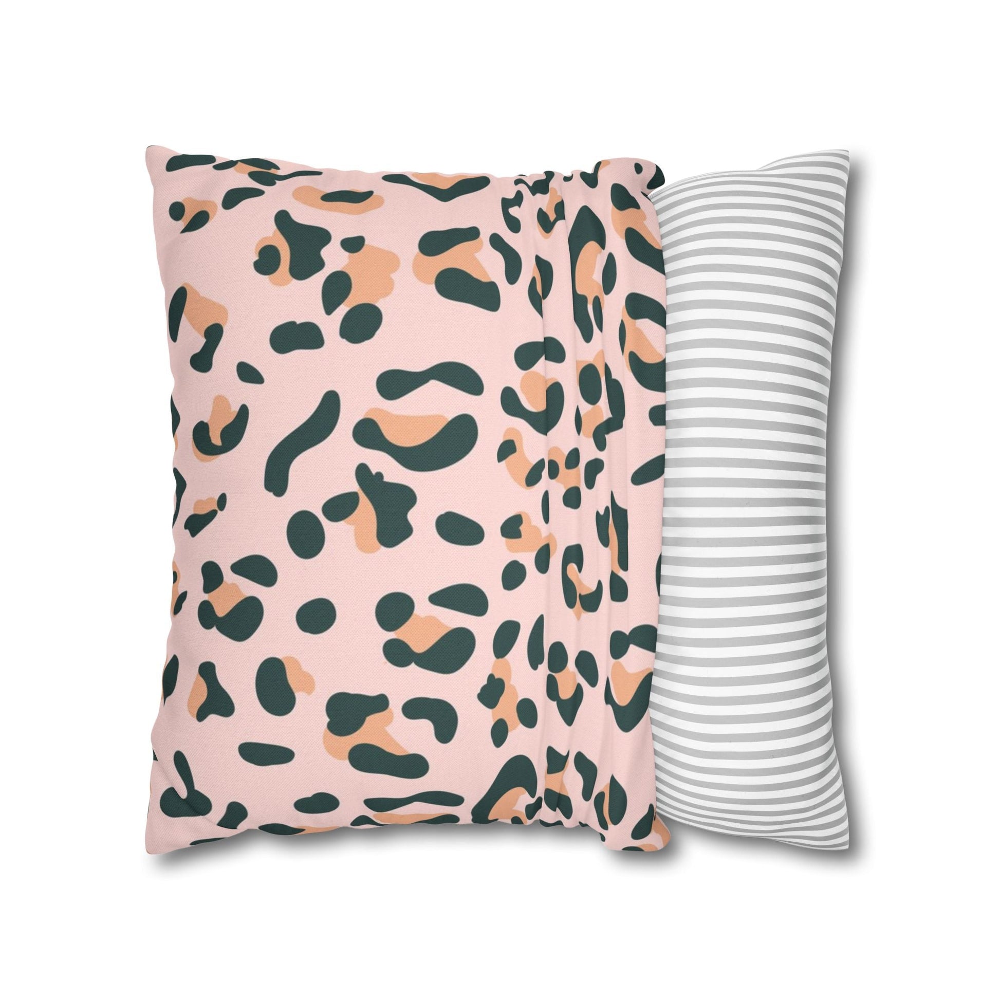 Pink Leopard Print Throw Pillow, Artsulli - Art is Long, Life is Short, Home Decor, , , , , , , 