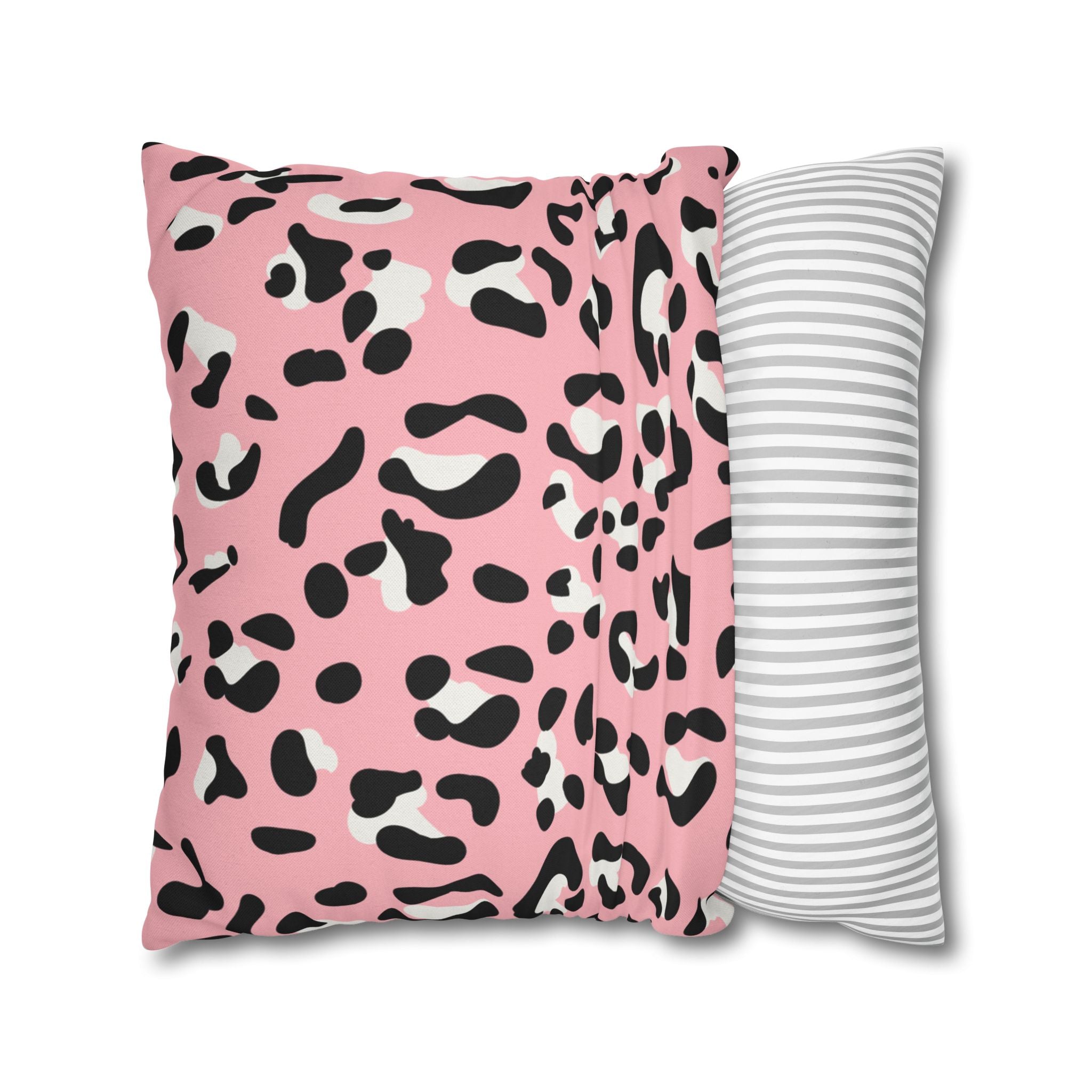 Pink Leopard Print Throw Pillow, Artsulli - Art is Long, Life is Short, Home Decor, , , , , , , 