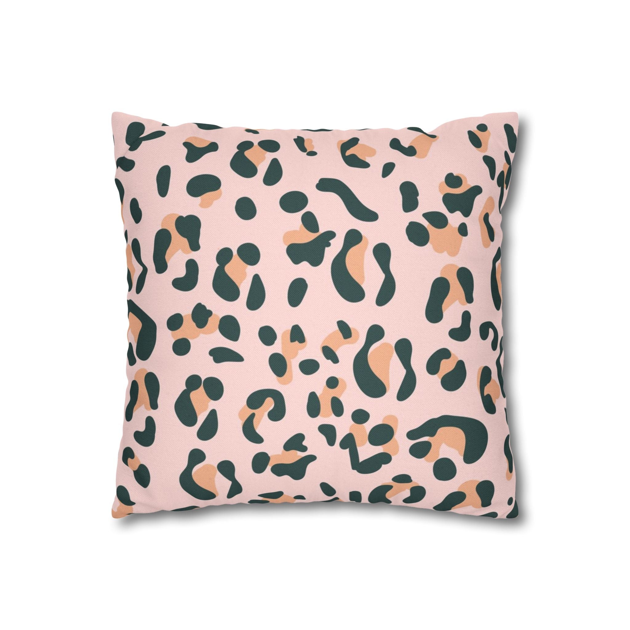 Pink Leopard Print Throw Pillow, Artsulli - Art is Long, Life is Short, Home Decor, , , , , , , 