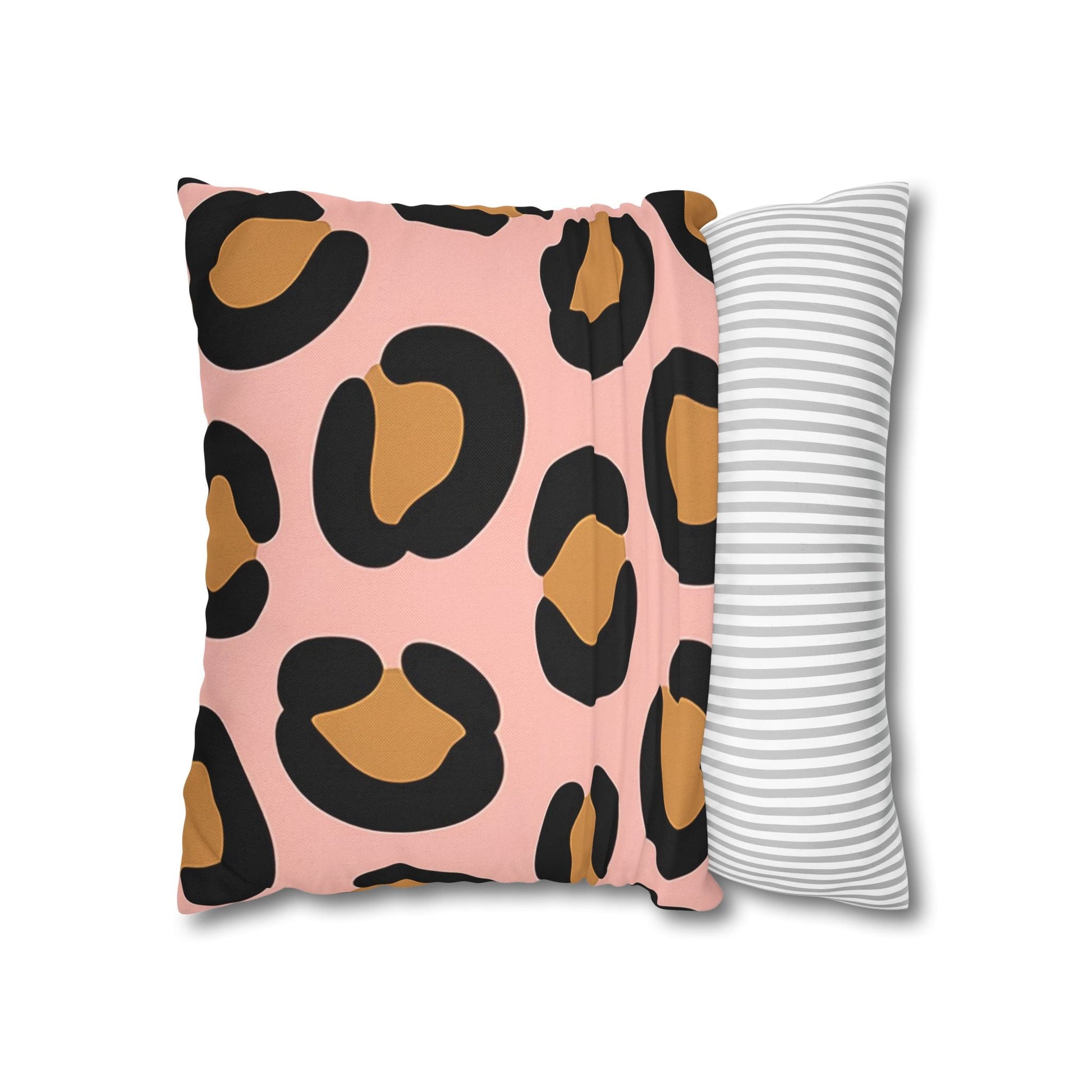 Pink Leopard Print Throw Pillow, Artsulli - Art is Long, Life is Short, Home Decor, , , , , , , 