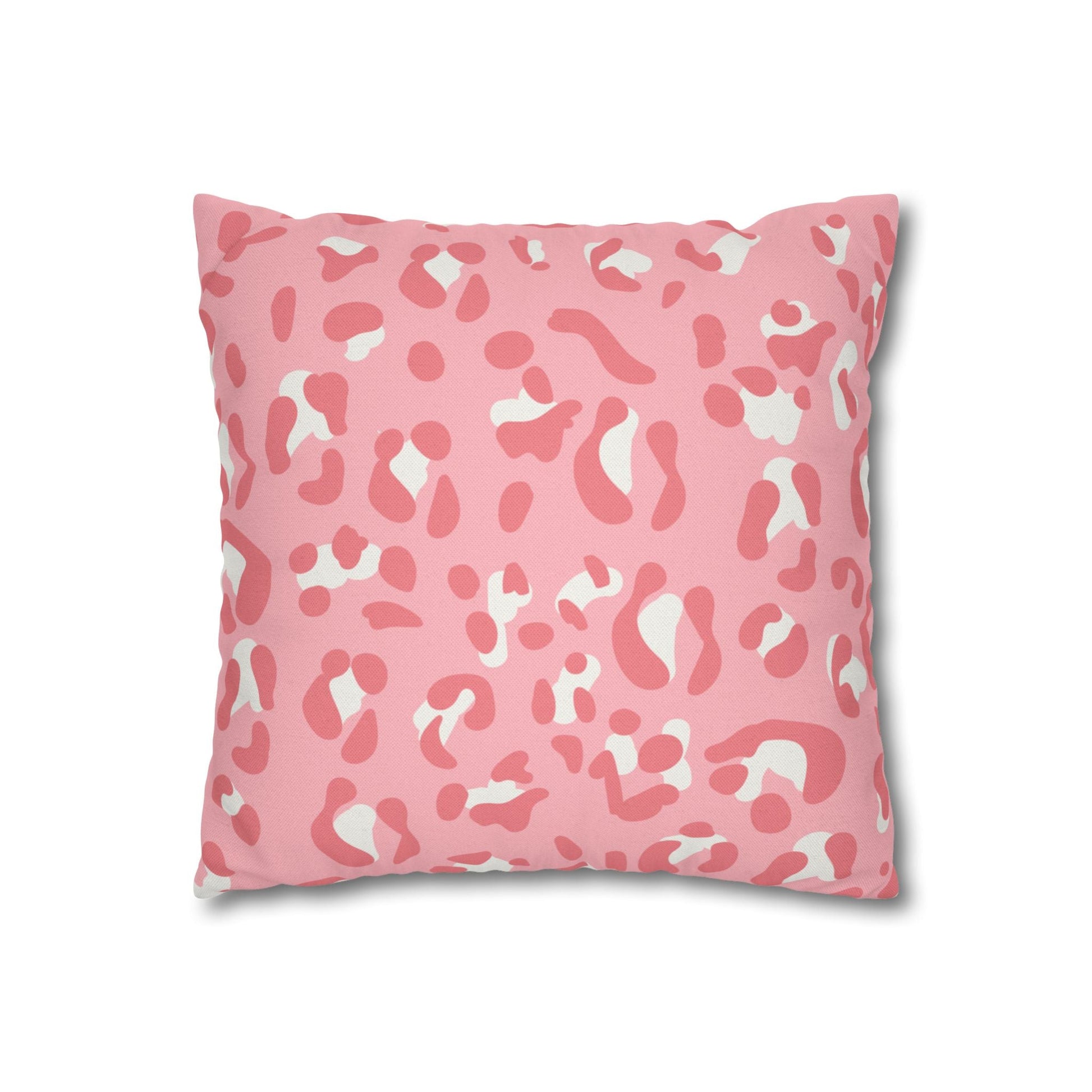 Pink Leopard Print Throw Pillow, Artsulli - Art is Long, Life is Short, Home Decor, , , , , , , 