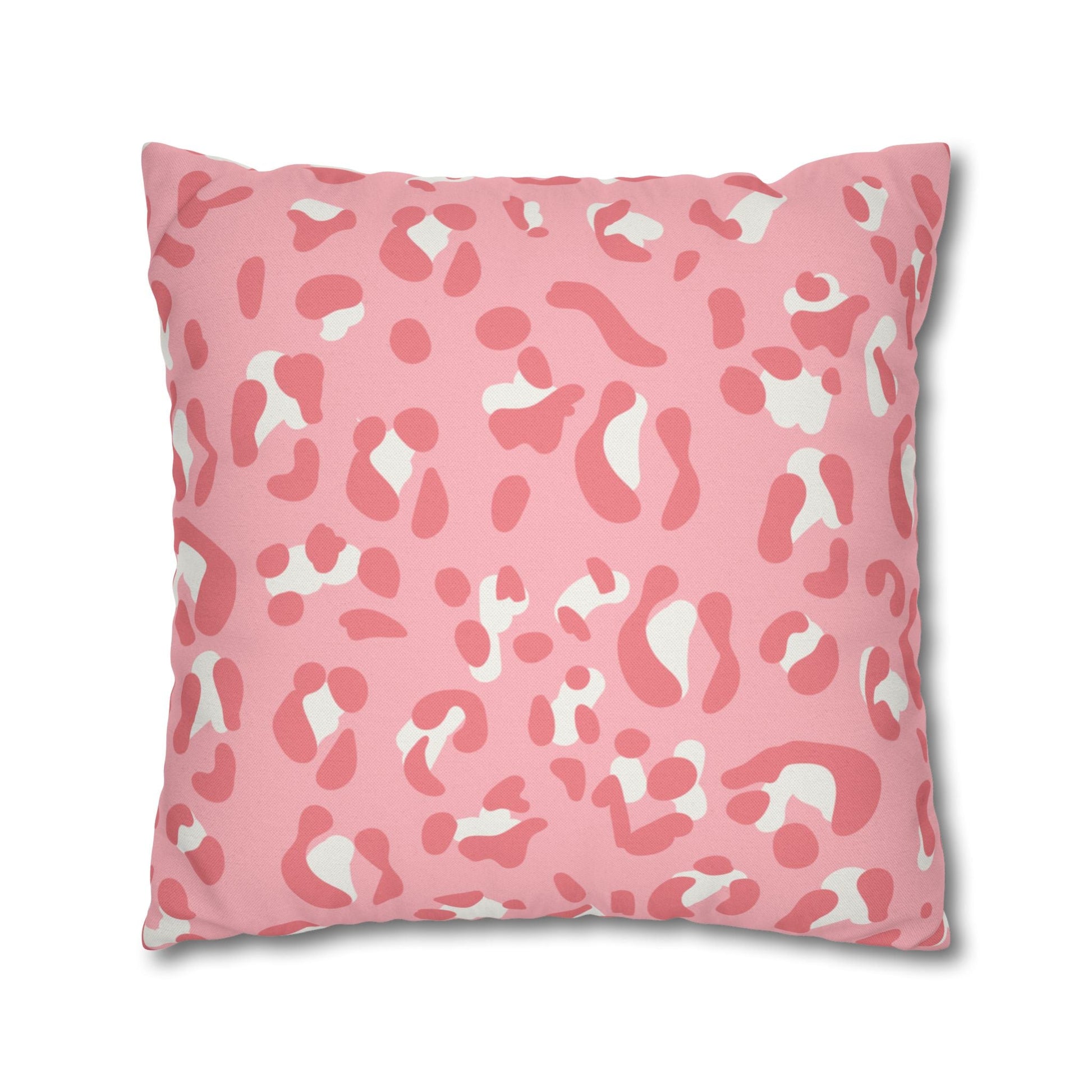 Pink Leopard Print Throw Pillow, Artsulli - Art is Long, Life is Short, Home Decor, , , , , , , 