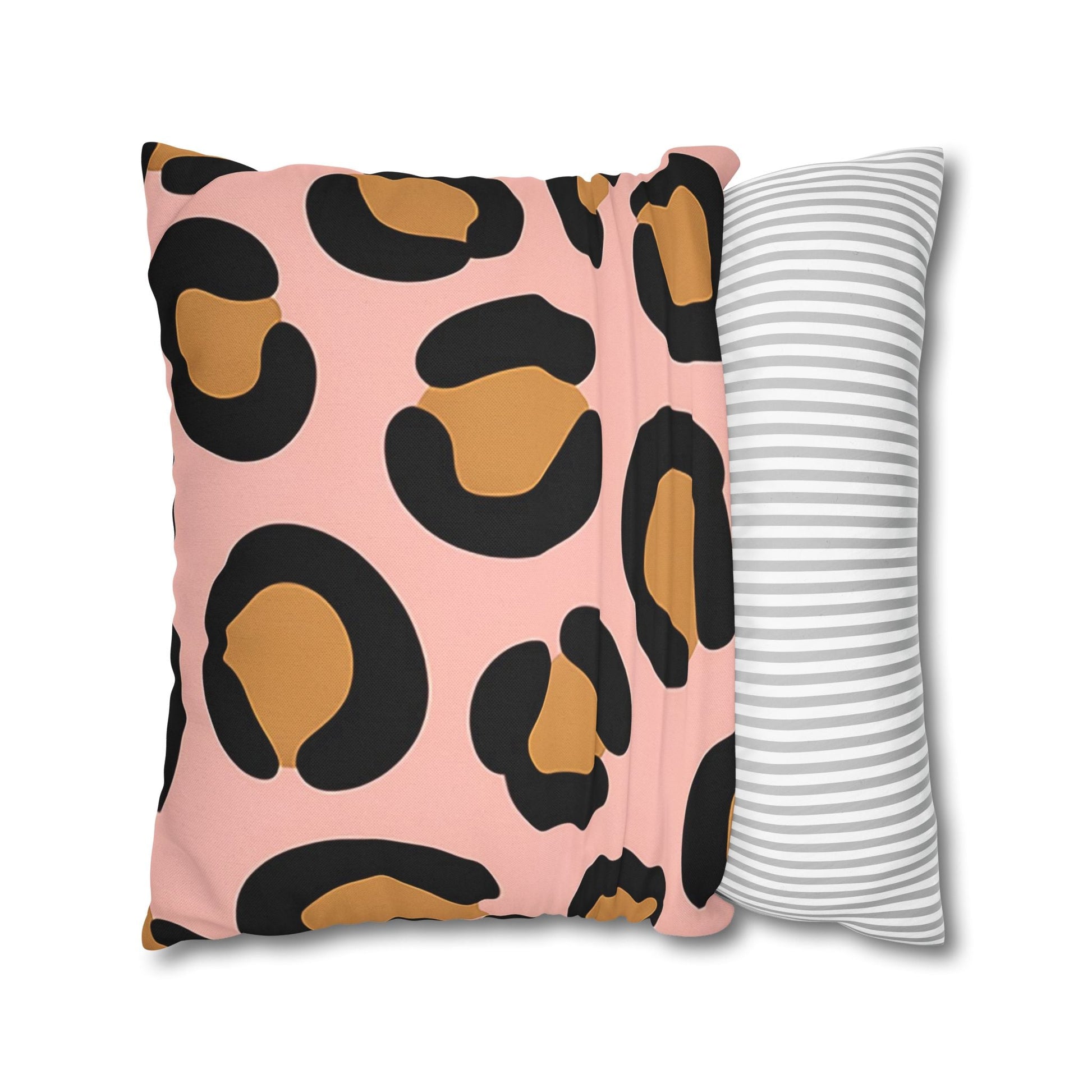 Pink Leopard Print Throw Pillow, Artsulli - Art is Long, Life is Short, Home Decor, , , , , , , 