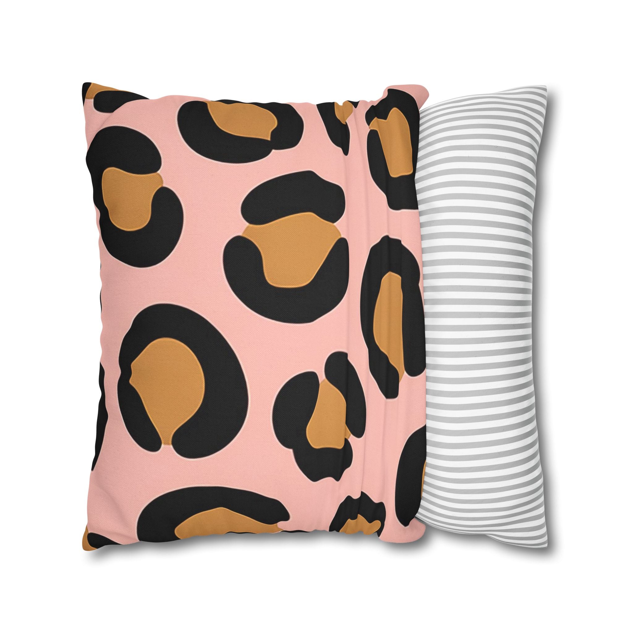 Pink Leopard Print Throw Pillow, Artsulli - Art is Long, Life is Short, Home Decor, , , , , , , 