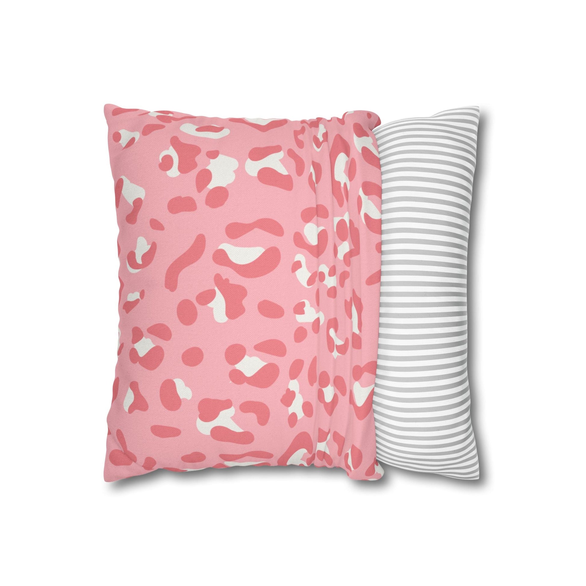 Pink Leopard Print Throw Pillow, Artsulli - Art is Long, Life is Short, Home Decor, , , , , , , 