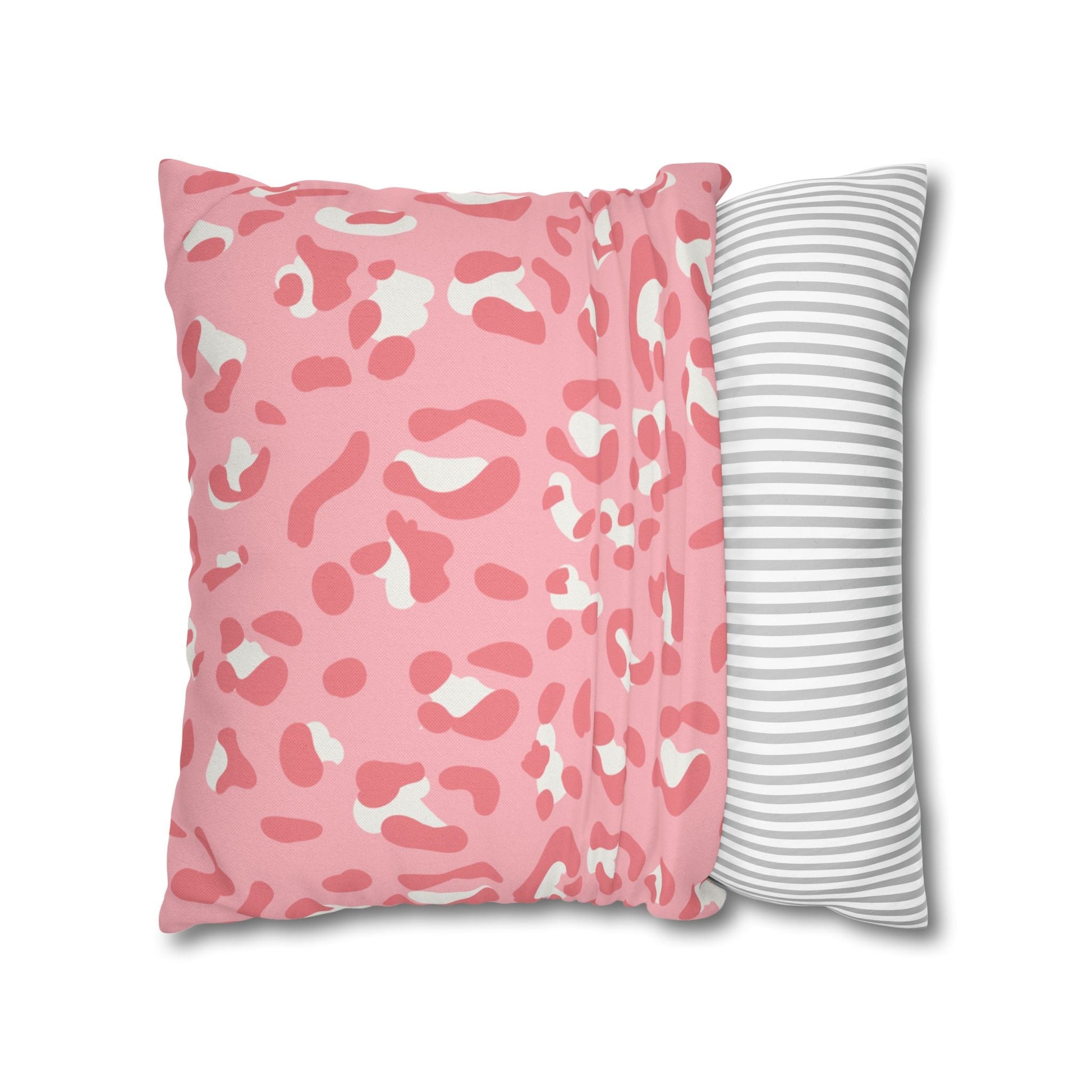 Pink Leopard Print Throw Pillow, Artsulli - Art is Long, Life is Short, Home Decor, , , , , , , 