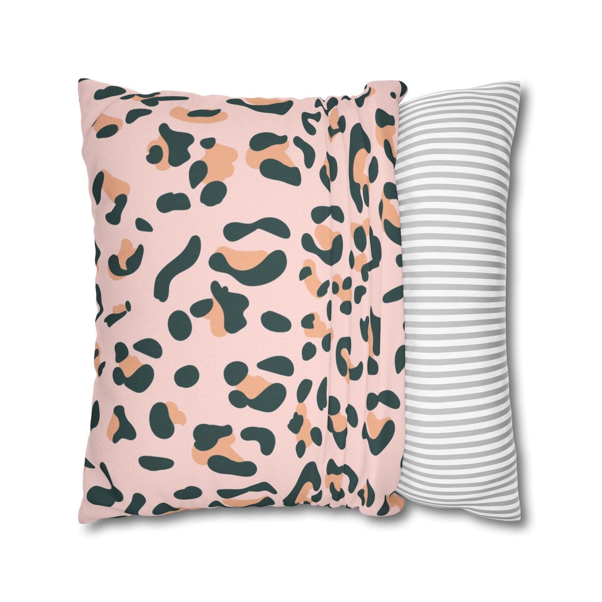 Pink Leopard Print Throw Pillow, Artsulli - Art is Long, Life is Short, Home Decor, , , , , , , 