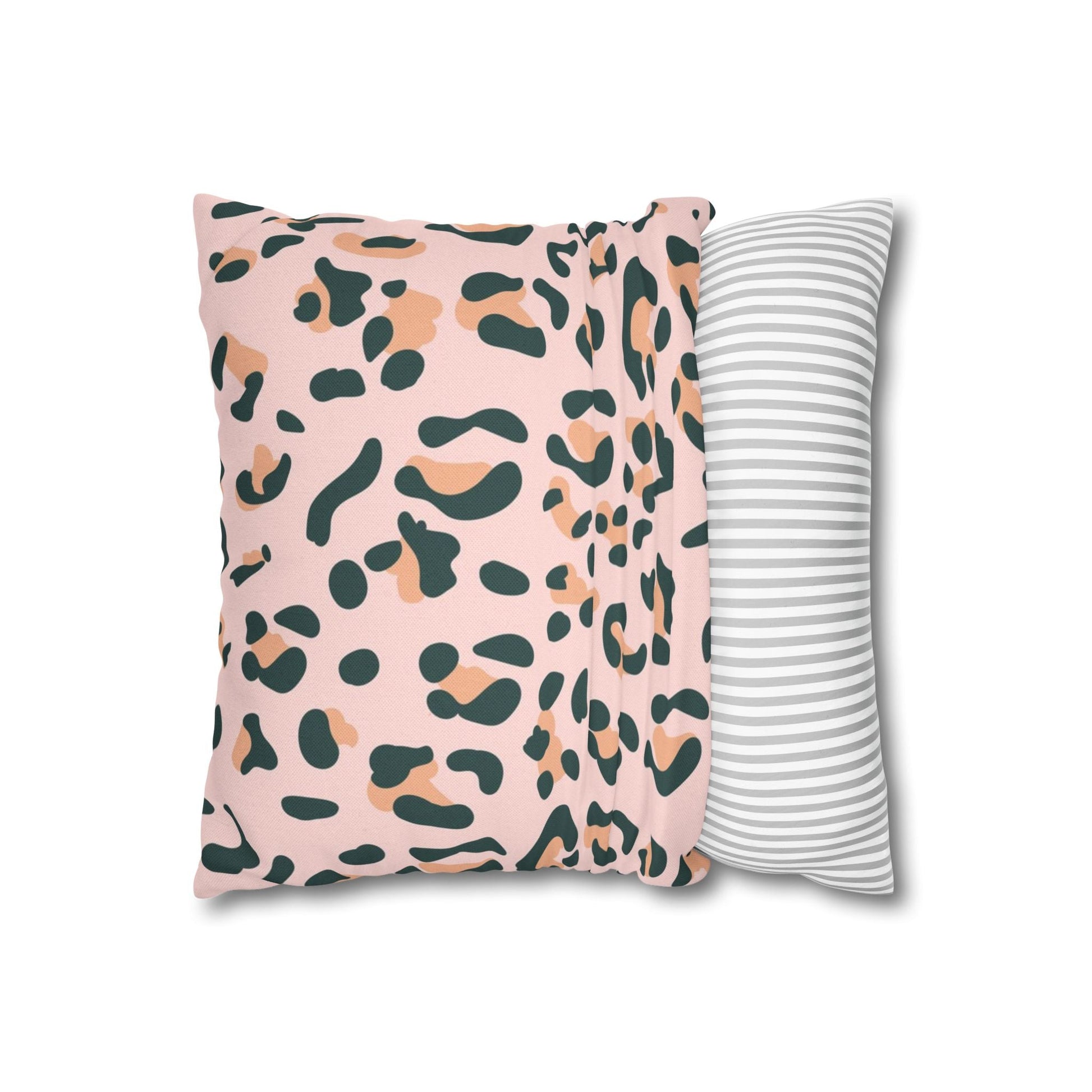 Pink Leopard Print Throw Pillow, Artsulli - Art is Long, Life is Short, Home Decor, , , , , , , 