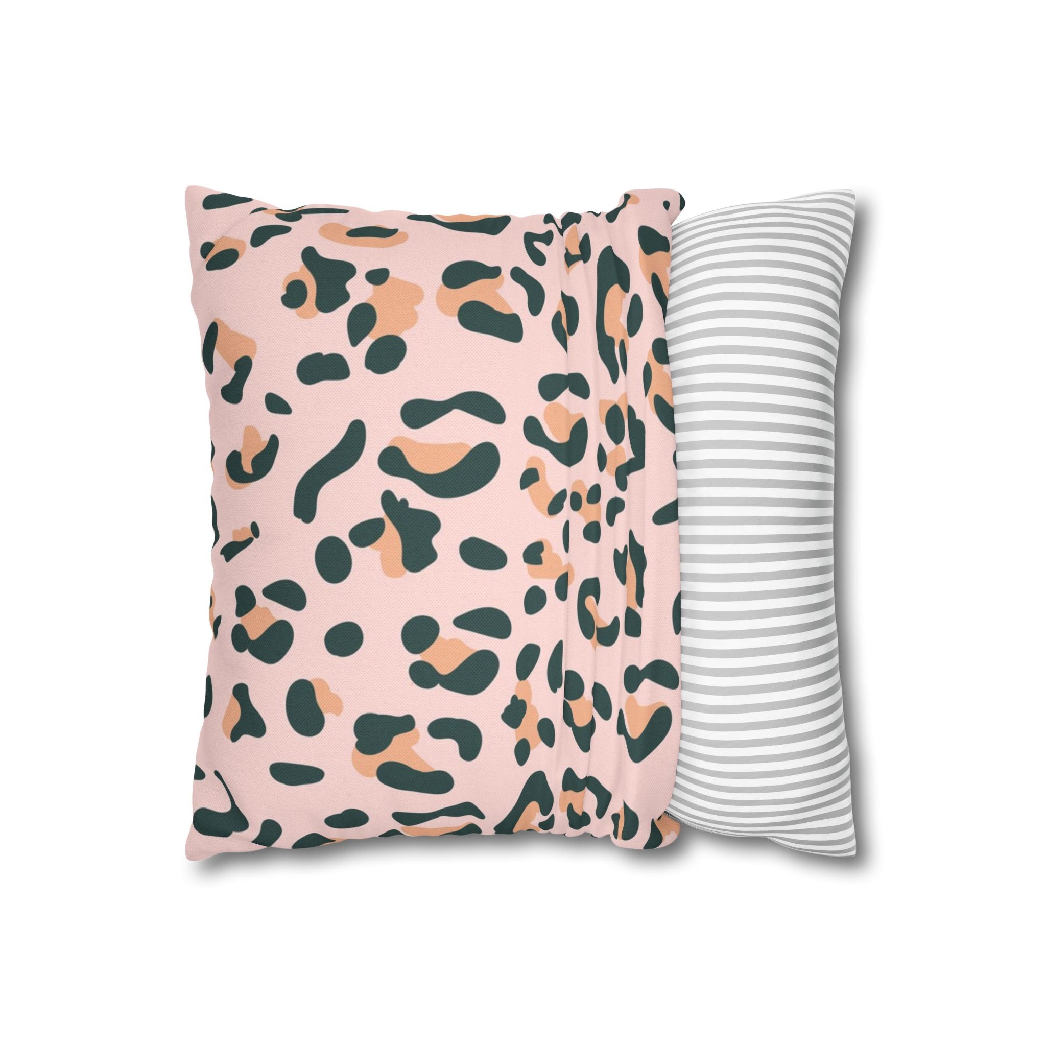Pink Leopard Print Throw Pillow, Artsulli - Art is Long, Life is Short, Home Decor, , , , , , , 