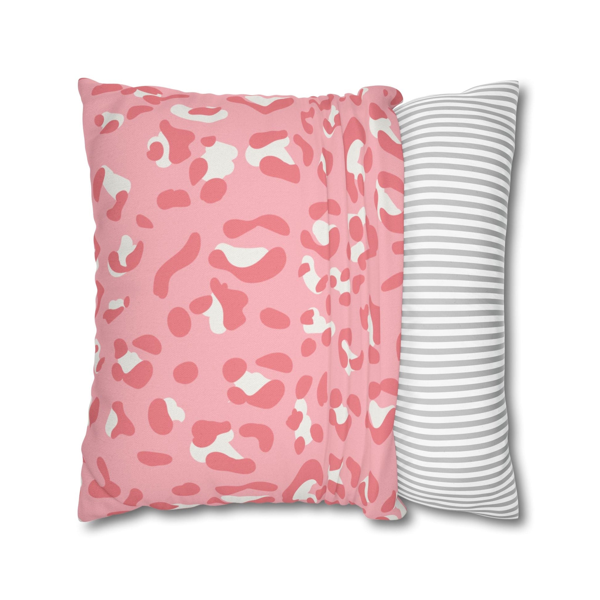 Pink Leopard Print Throw Pillow, Artsulli - Art is Long, Life is Short, Home Decor, , , , , , , 