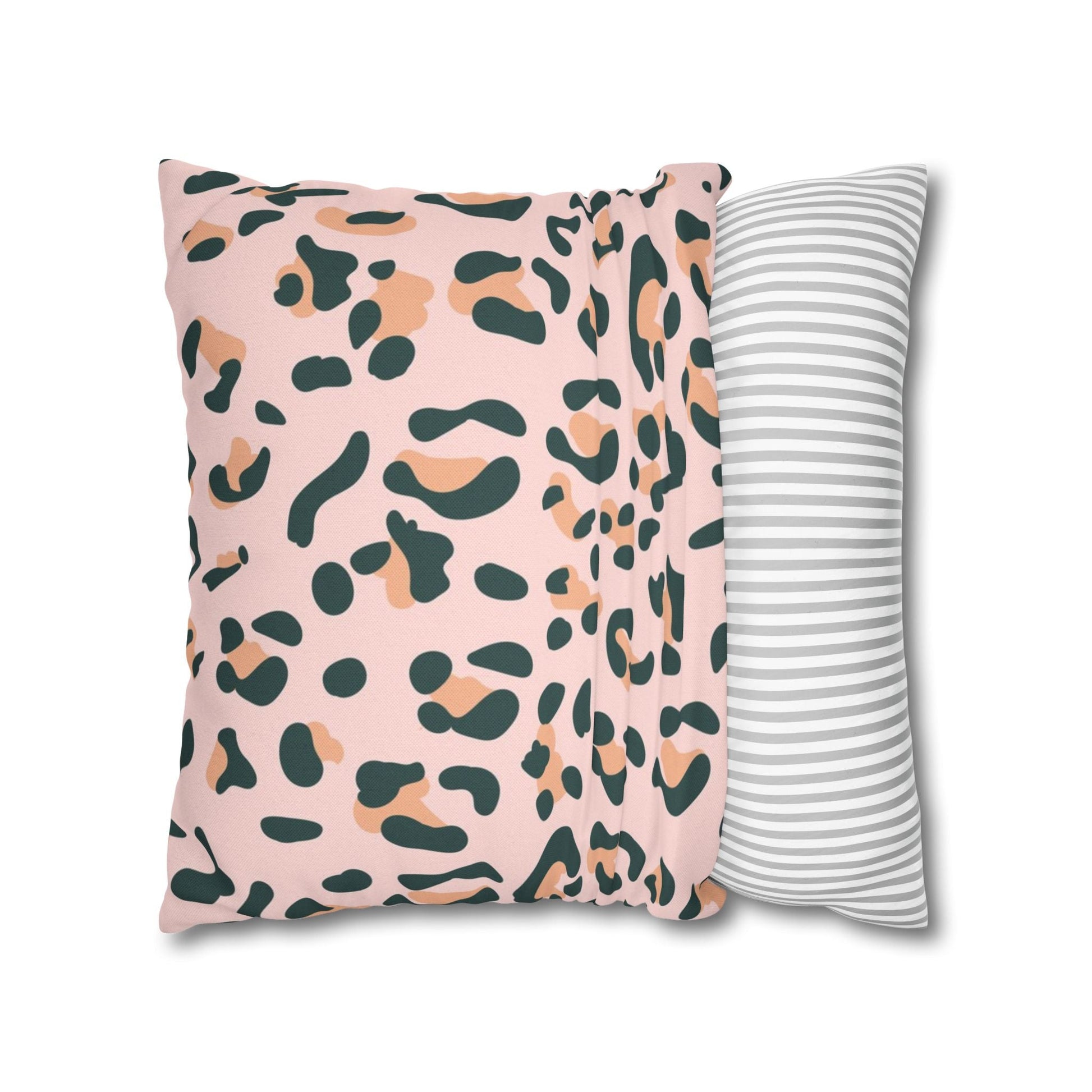 Pink Leopard Print Throw Pillow, Artsulli - Art is Long, Life is Short, Home Decor, , , , , , , 