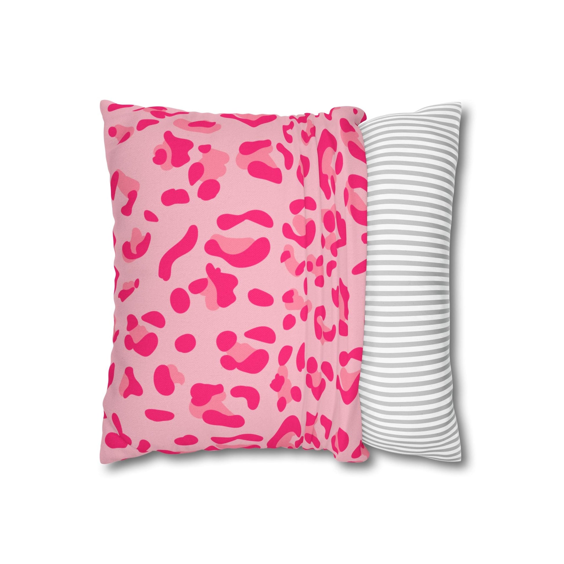 Pink Leopard Print Throw Pillow, Artsulli - Art is Long, Life is Short, Home Decor, , , , , , , 