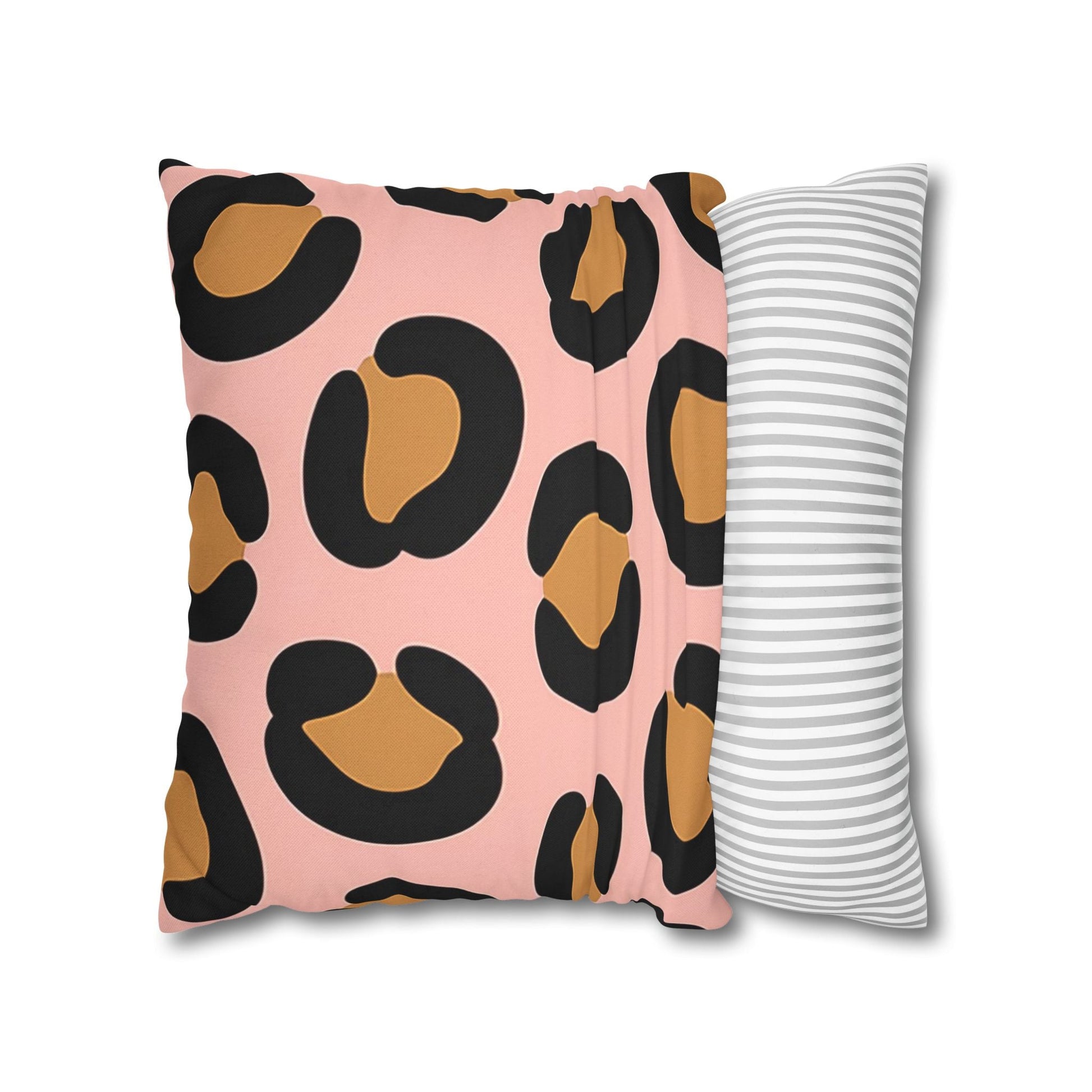 Pink Leopard Print Throw Pillow, Artsulli - Art is Long, Life is Short, Home Decor, , , , , , , 