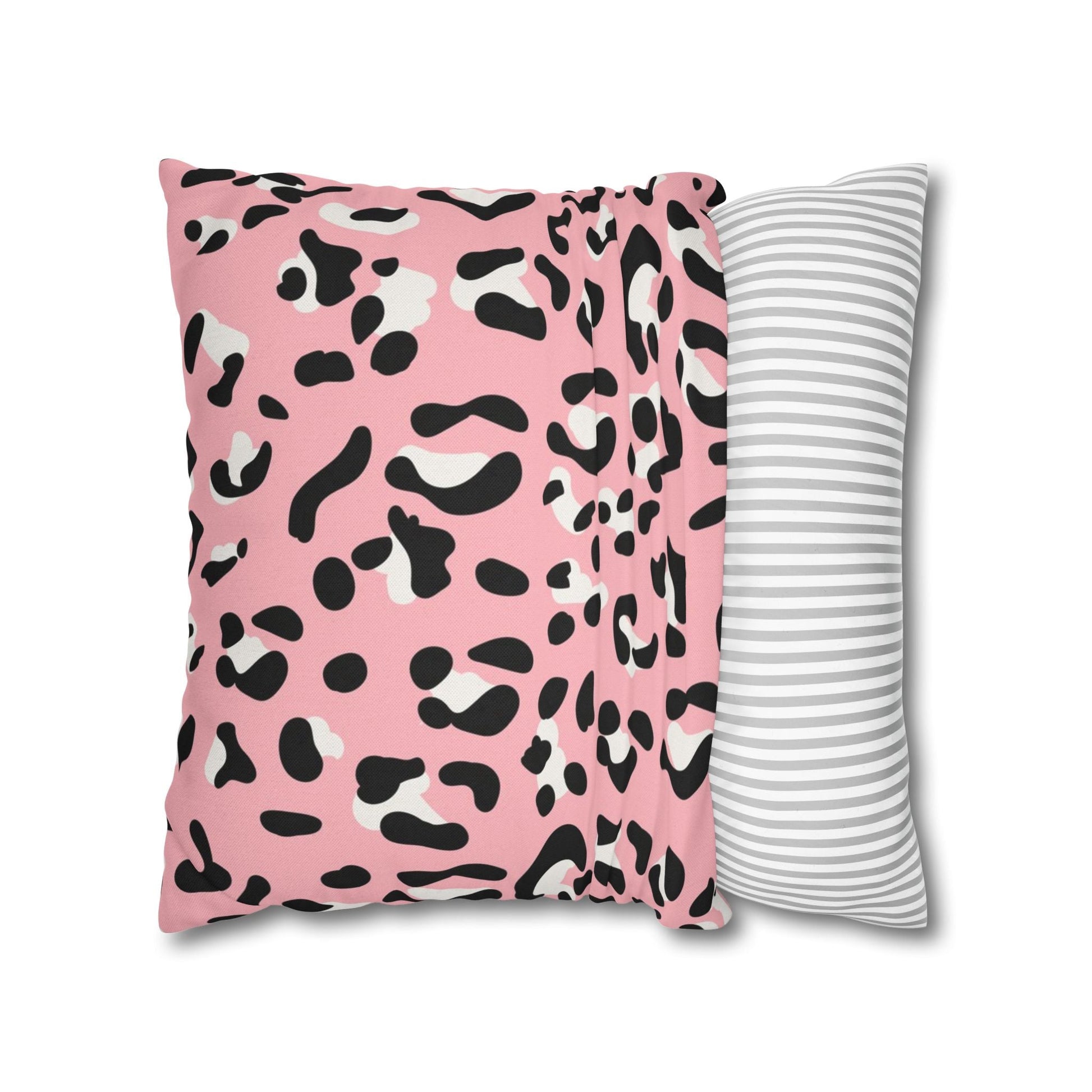 Pink Leopard Print Throw Pillow, Artsulli - Art is Long, Life is Short, Home Decor, , , , , , , 