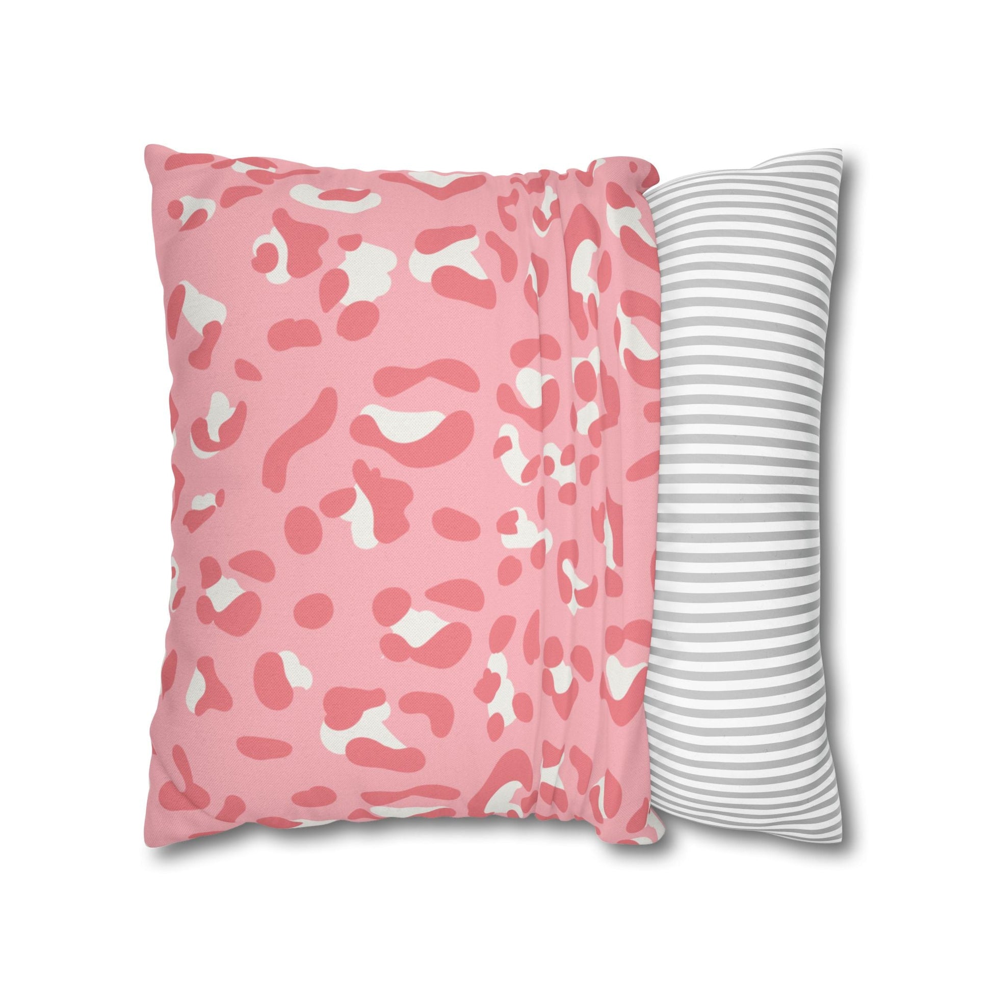 Pink Leopard Print Throw Pillow, Artsulli - Art is Long, Life is Short, Home Decor, , , , , , , 