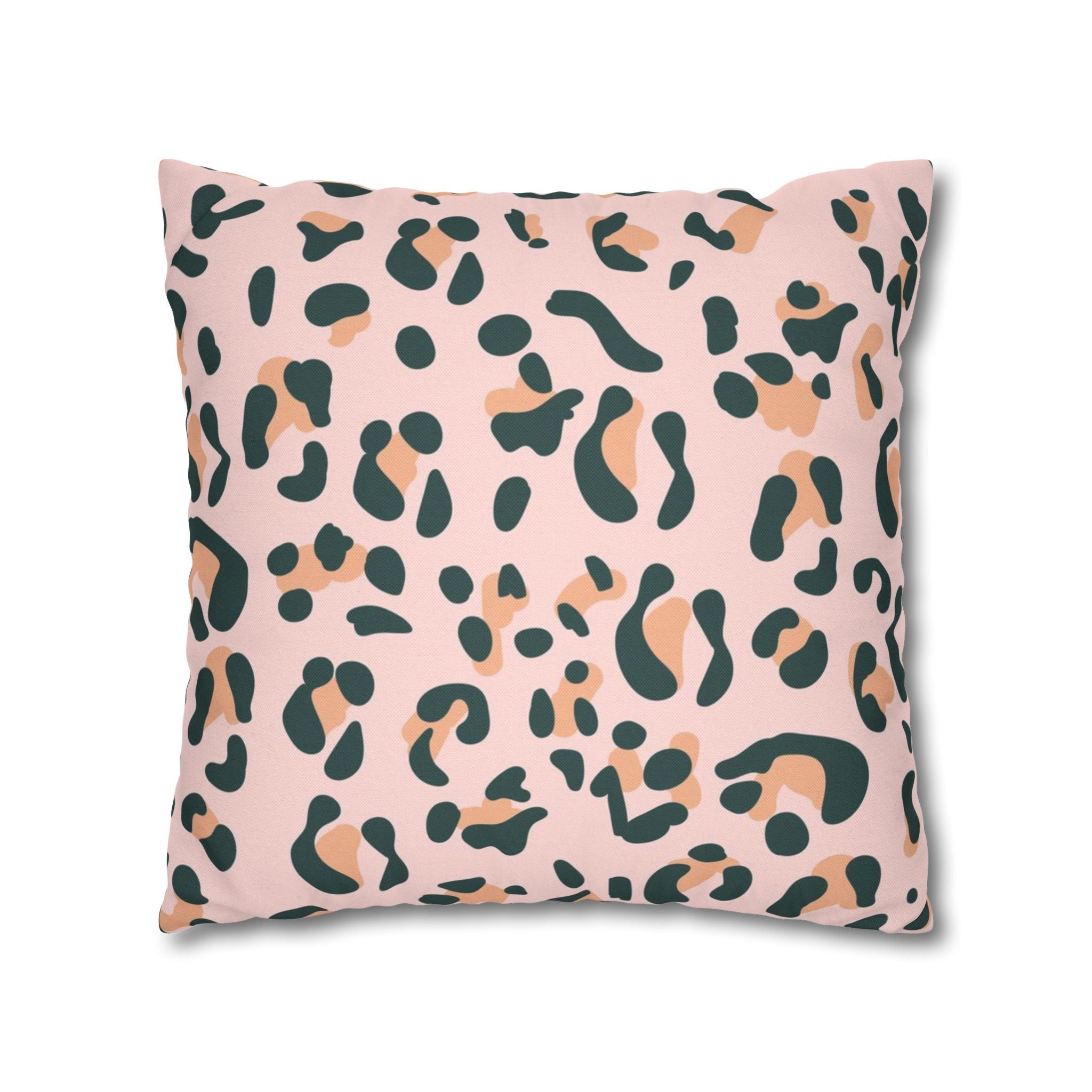 Pink Leopard Print Throw Pillow, Artsulli - Art is Long, Life is Short, Home Decor, , , , , , , 